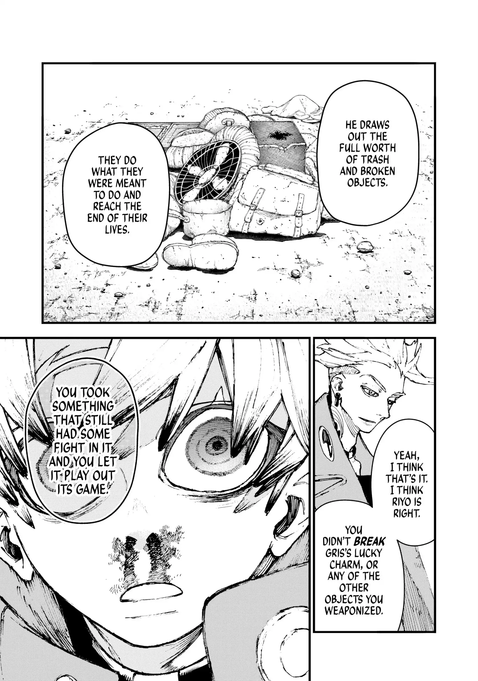 GACHIAKUTA (Official) - Vol.4 Ch.24 •  RUDO’S VITAL INSTRUMENT: P.S. HE WENT ON A DIET manhwa