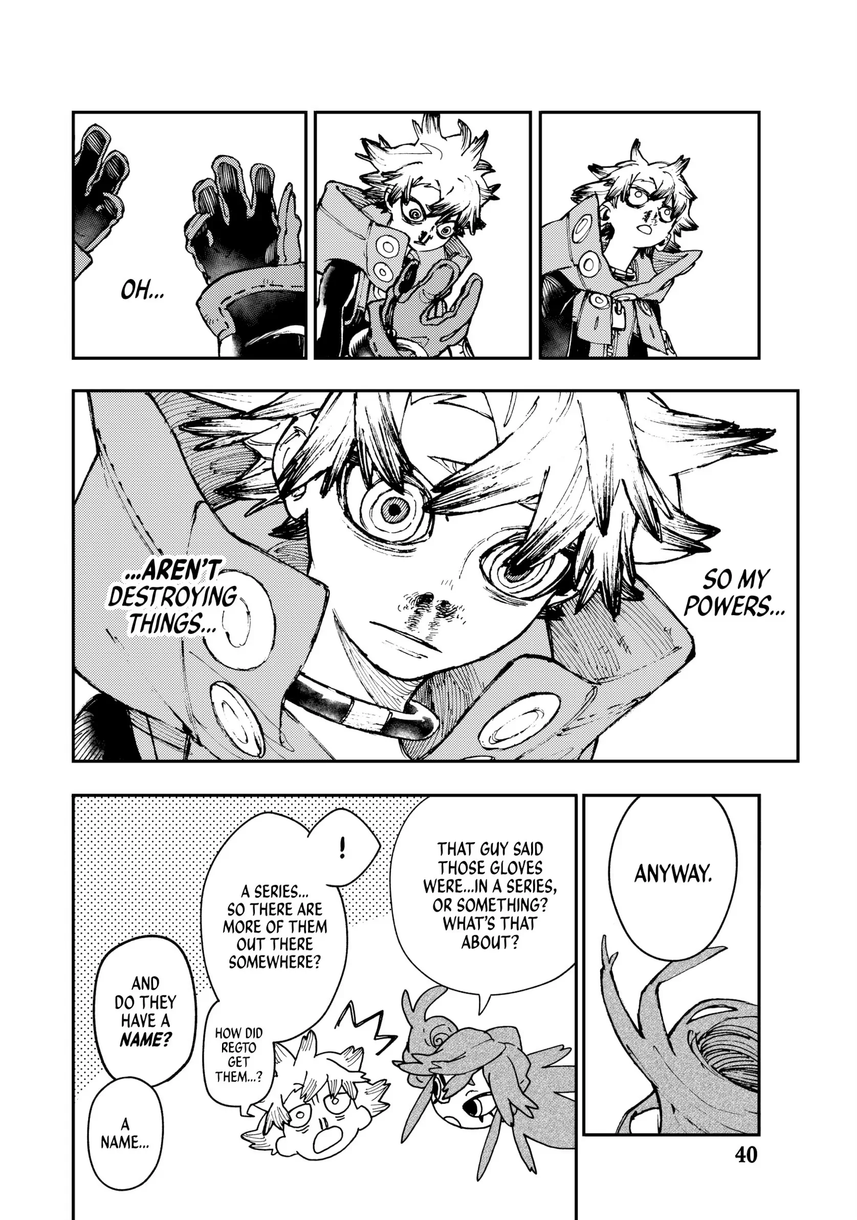 GACHIAKUTA (Official) - Vol.4 Ch.24 •  RUDO’S VITAL INSTRUMENT: P.S. HE WENT ON A DIET manhwa