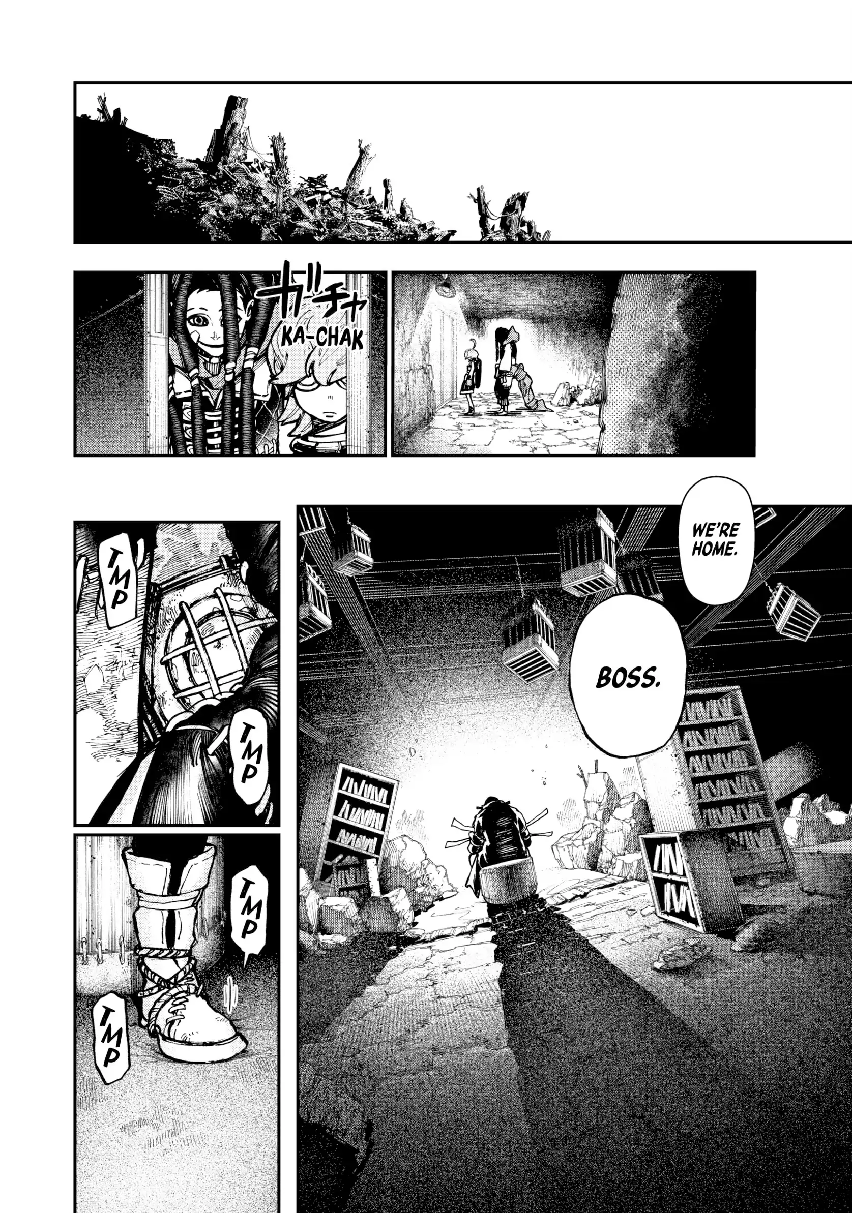 GACHIAKUTA (Official) - Vol.4 Ch.24 •  RUDO’S VITAL INSTRUMENT: P.S. HE WENT ON A DIET manhwa