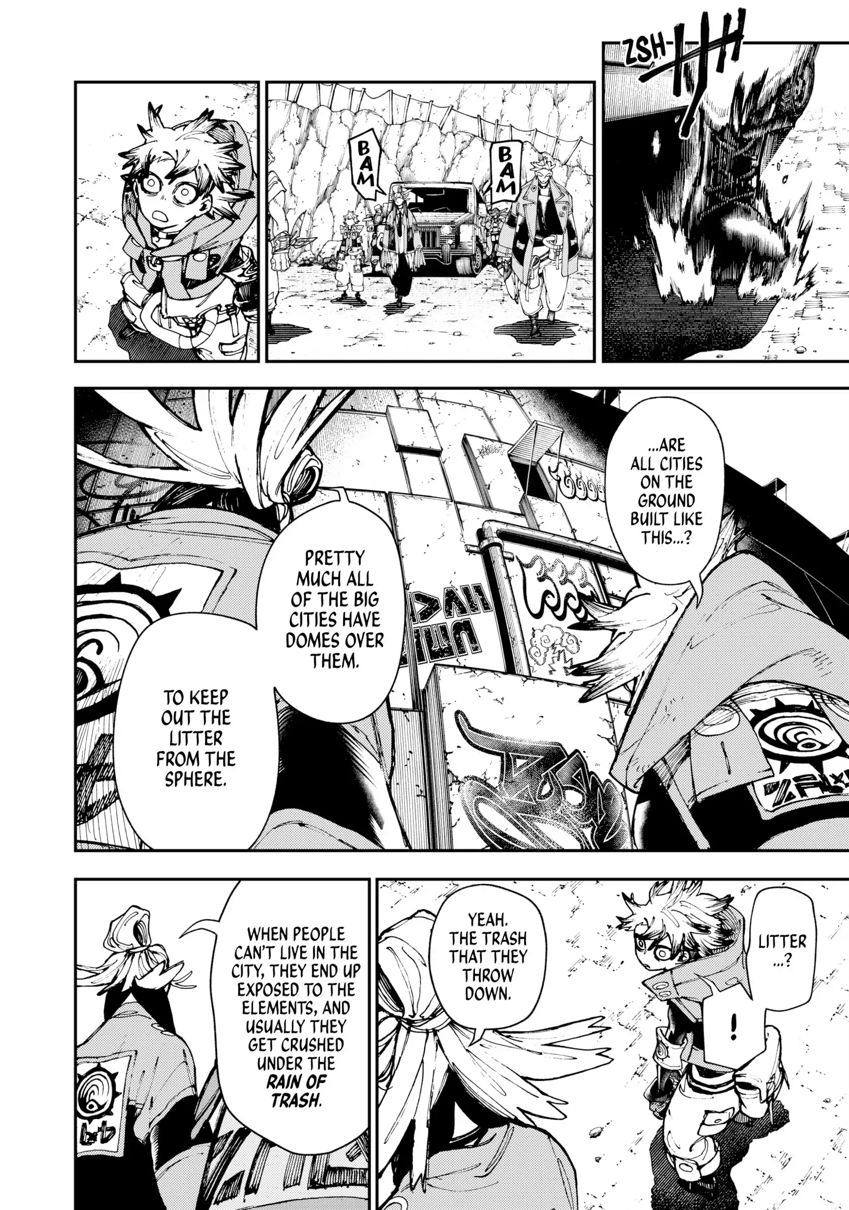 GACHIAKUTA (Official) - Vol.4 Ch.26 • THE CITY OF GRAFFITI manhwa