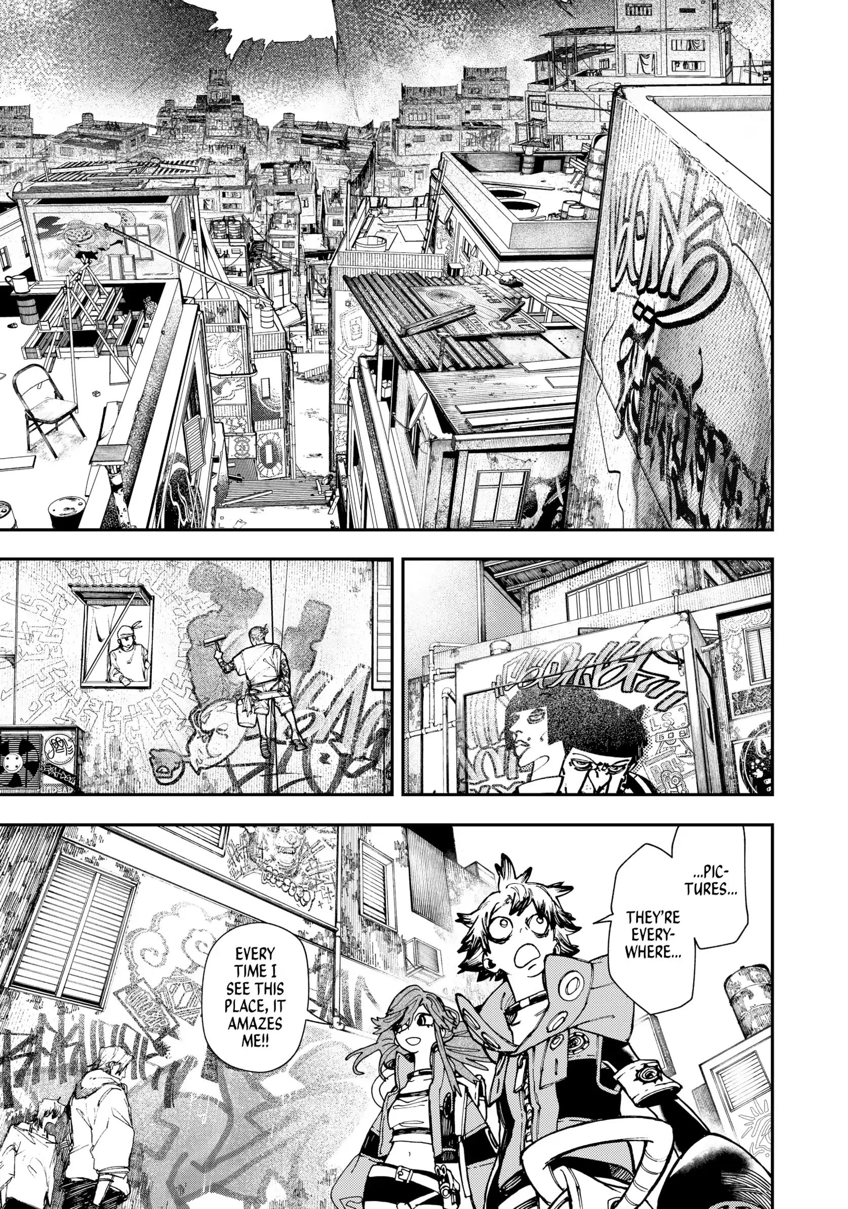 GACHIAKUTA (Official) - Vol.4 Ch.26 • THE CITY OF GRAFFITI manhwa