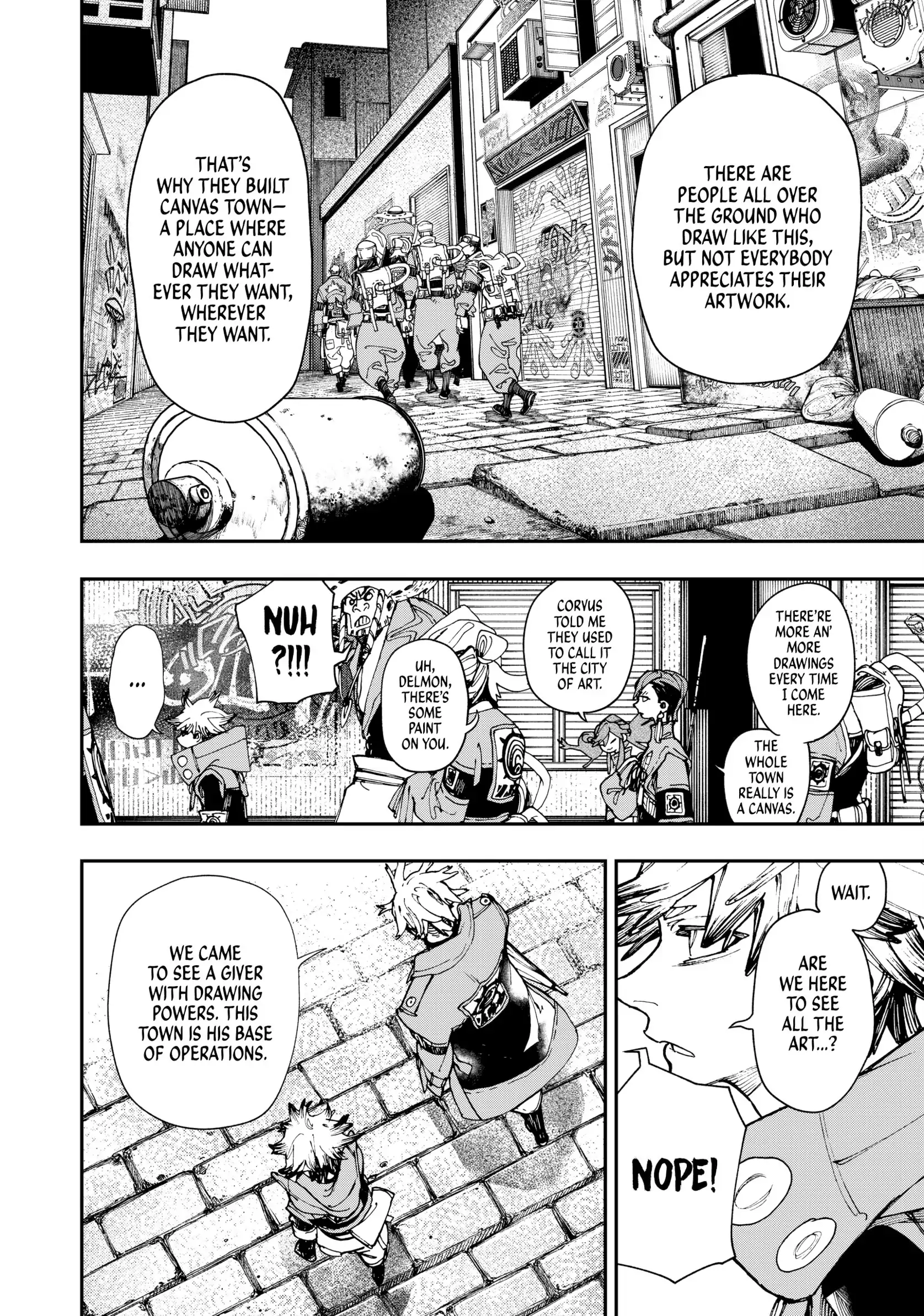GACHIAKUTA (Official) - Vol.4 Ch.26 • THE CITY OF GRAFFITI manhwa