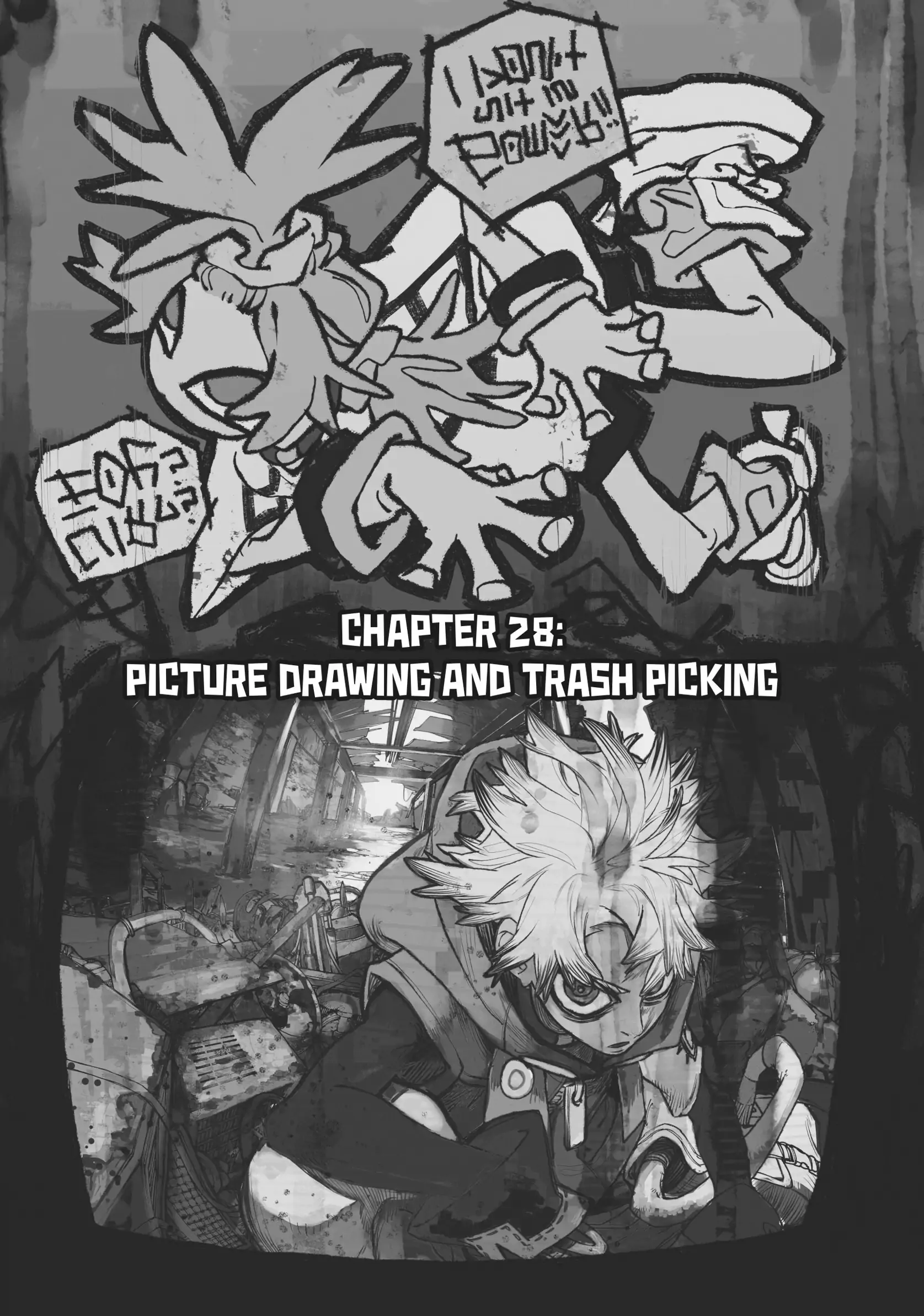 GACHIAKUTA (Official) - Vol.4 Ch.28 • PICTURE DRAWING AND TRASH PICKING manhwa