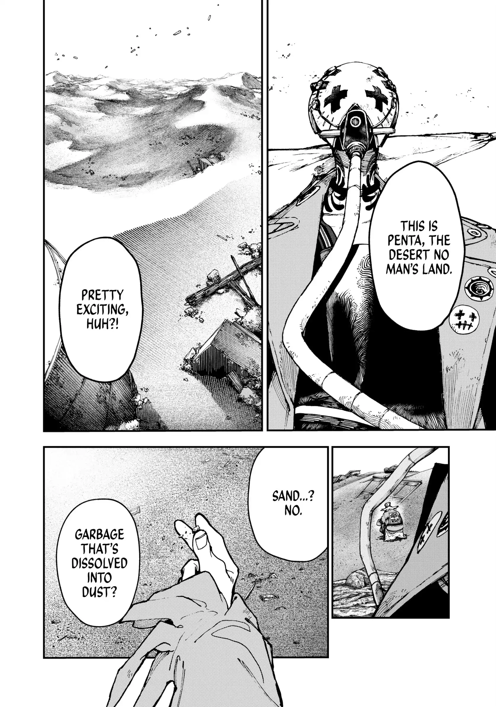 GACHIAKUTA (Official) - Vol.4 Ch.29 • PENTA: THE DESERT NO MAN’S LAND manhwa