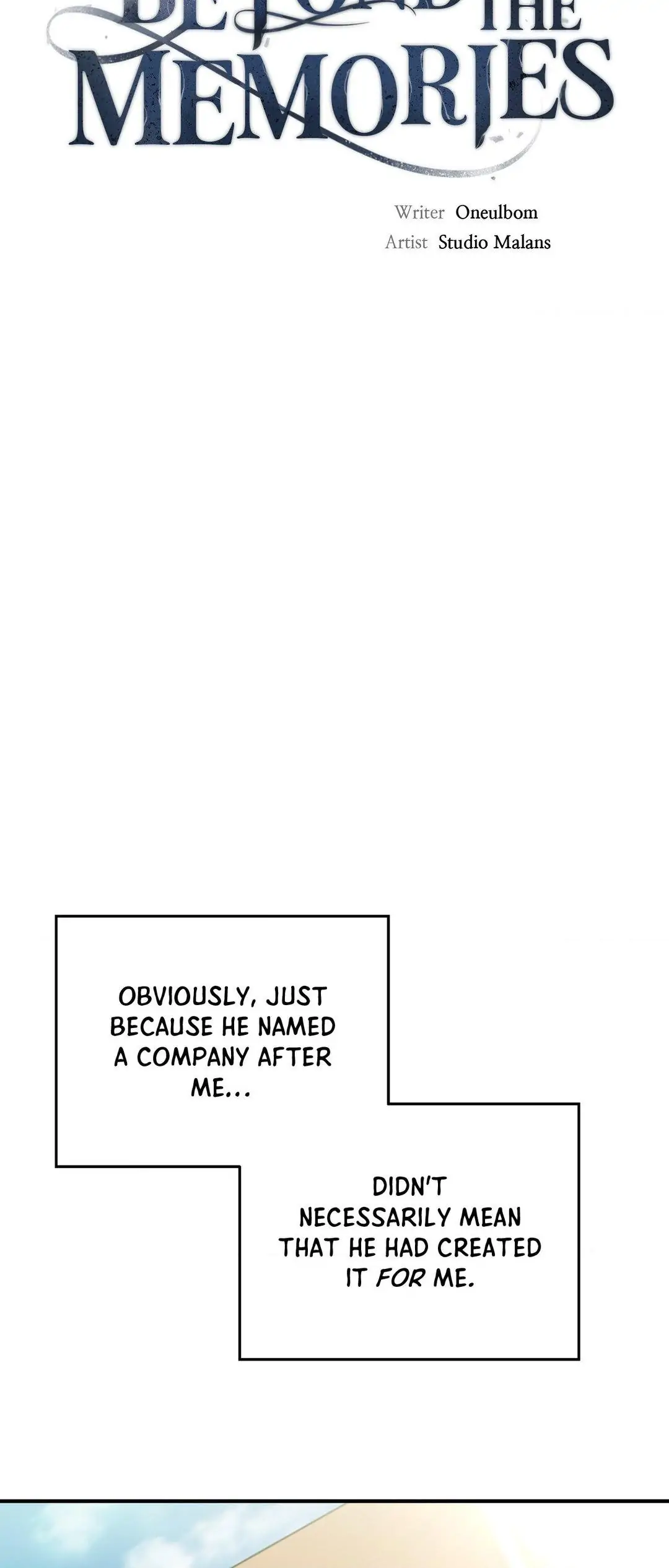 Beyond the Memories 〘Official〙 - Chapter 49 manhwa
