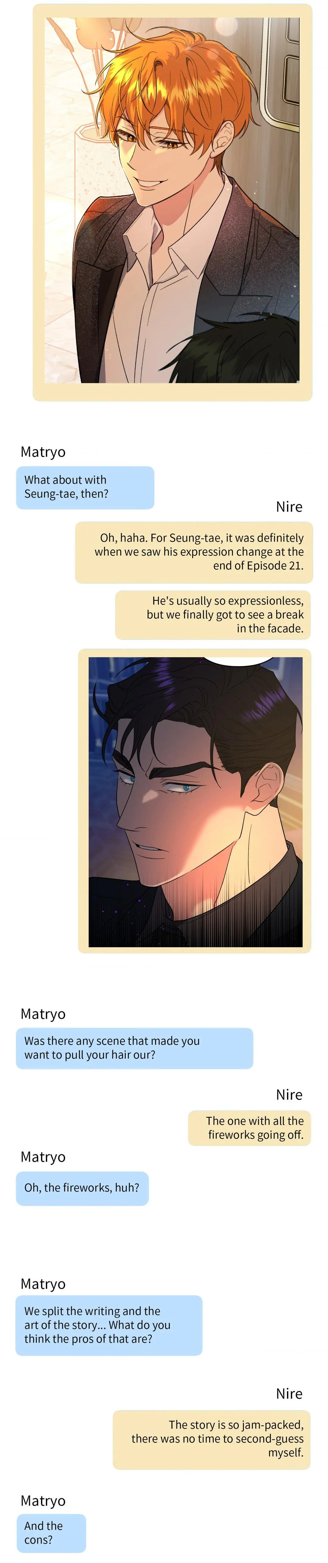 Beasts of Desire - Creator's Note manhwa