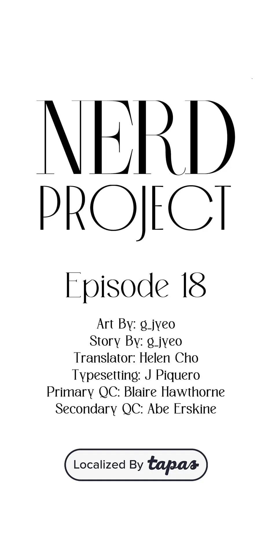 Nerd Project «Official» - Chapter 18 manhwa