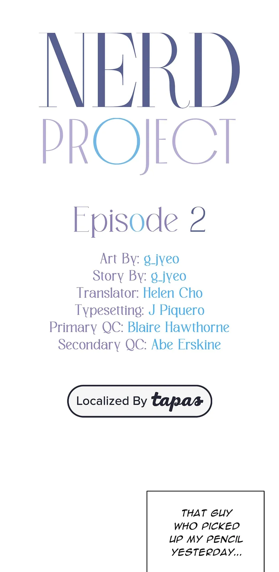 Nerd Project «Official» - Chapter 2 manhwa