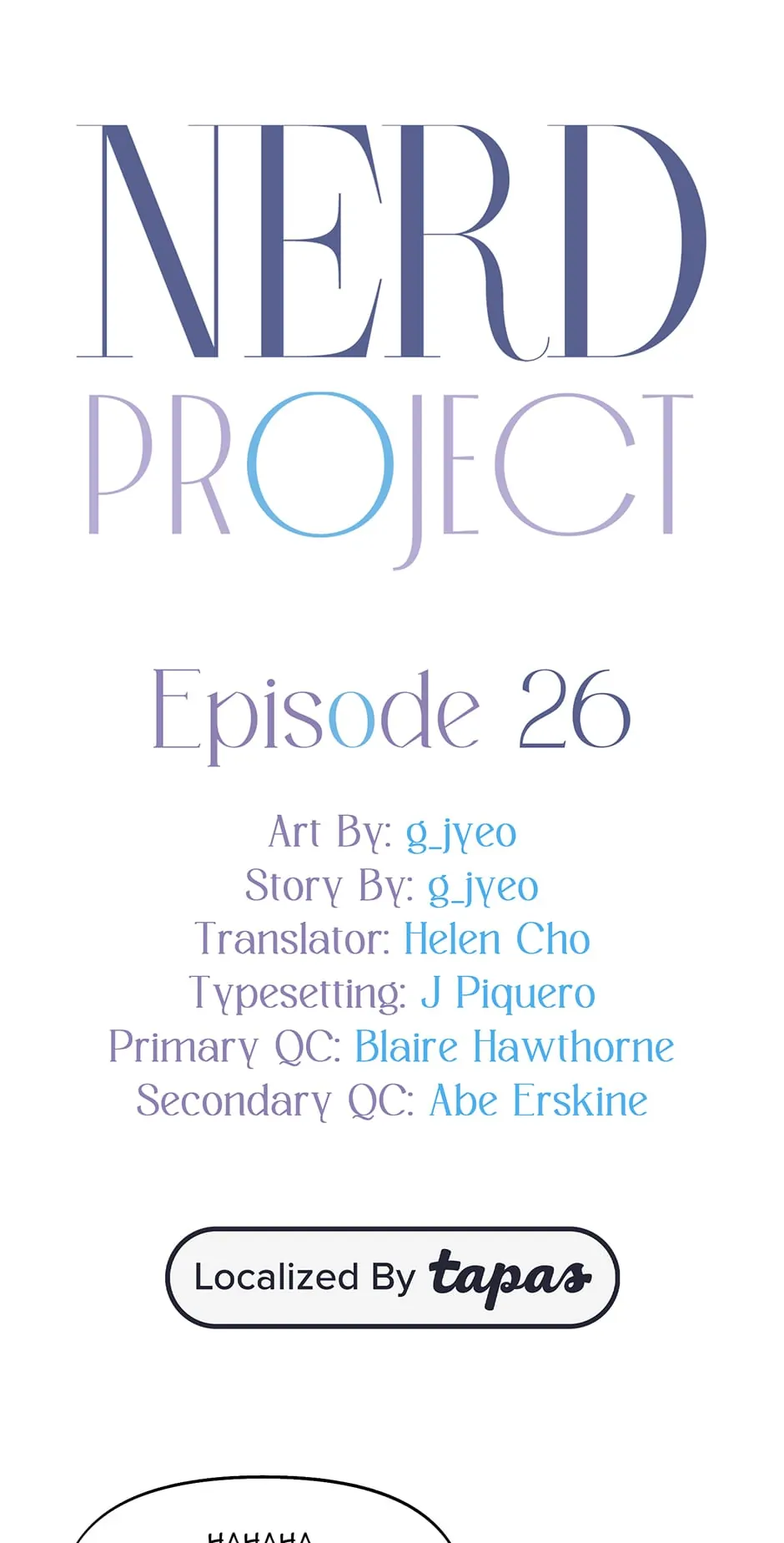 Nerd Project «Official» - Chapter 26 manhwa