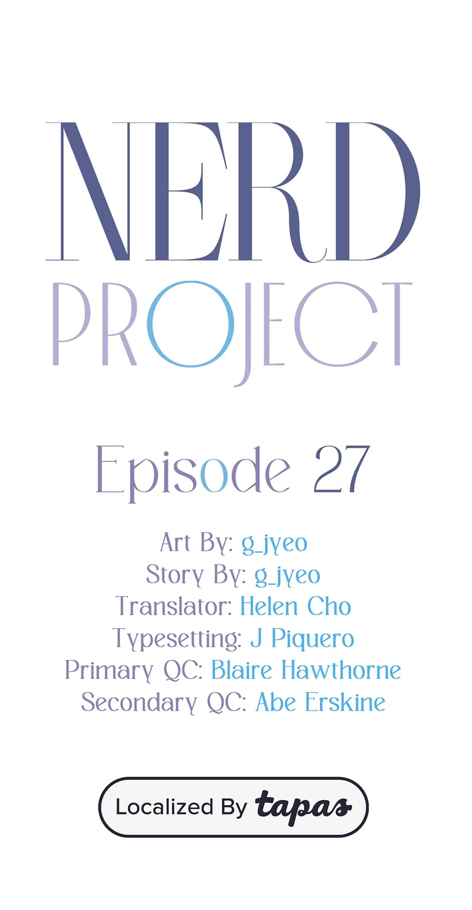 Nerd Project «Official» - Chapter 27 manhwa