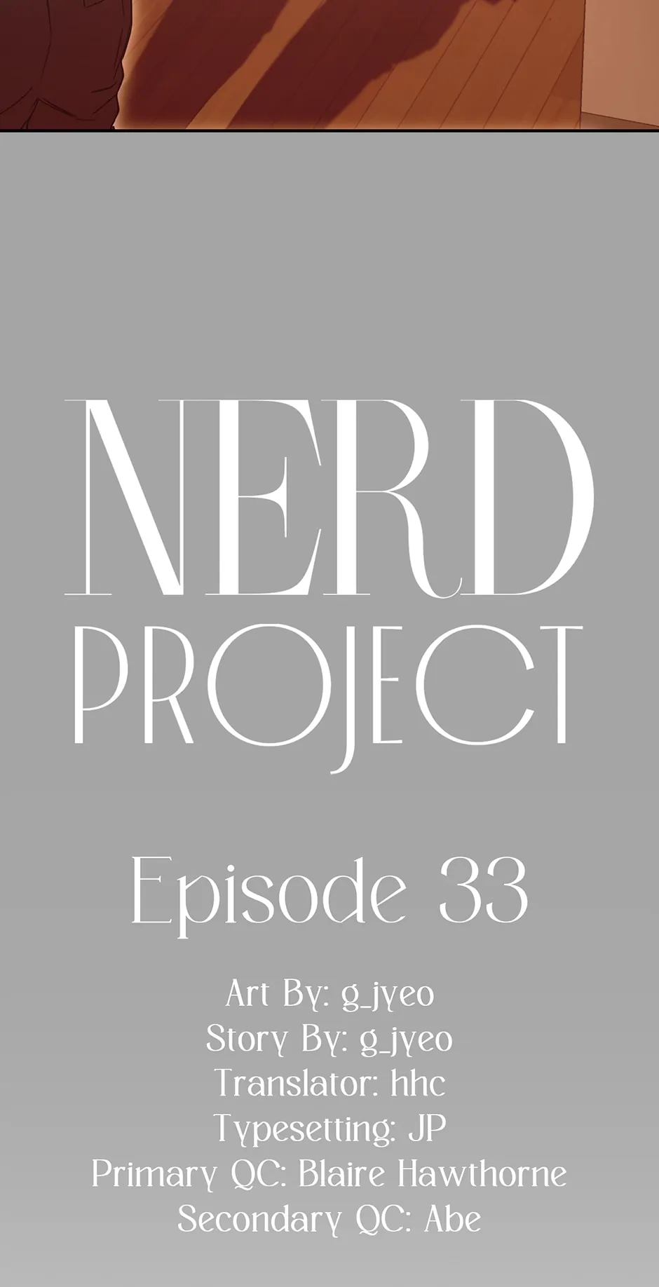 Nerd Project «Official» - Chapter 33 manhwa