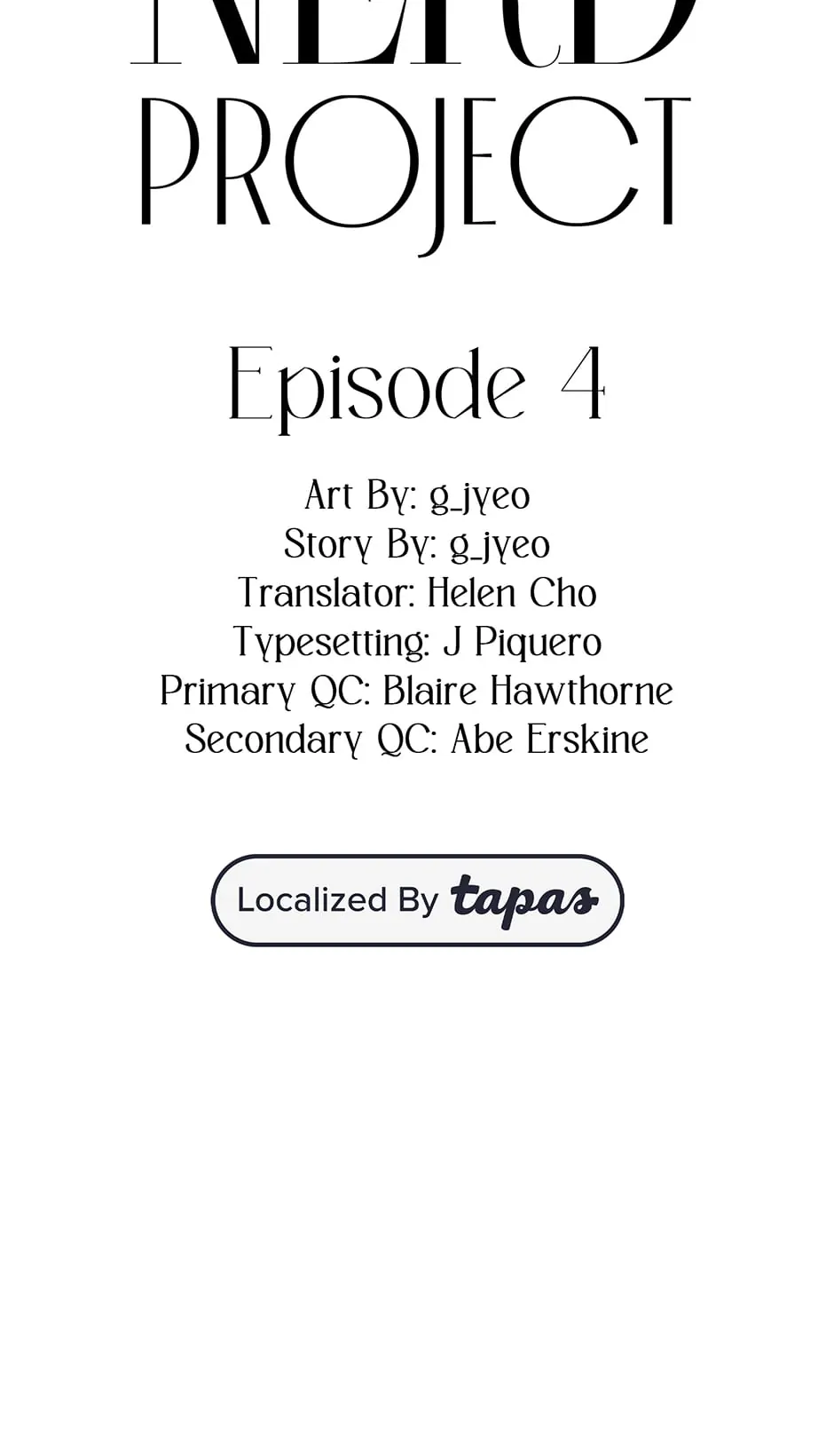 Nerd Project «Official» - Chapter 4 manhwa