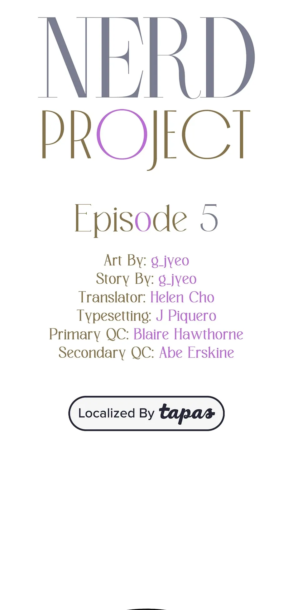 Nerd Project «Official» - Chapter 5 manhwa