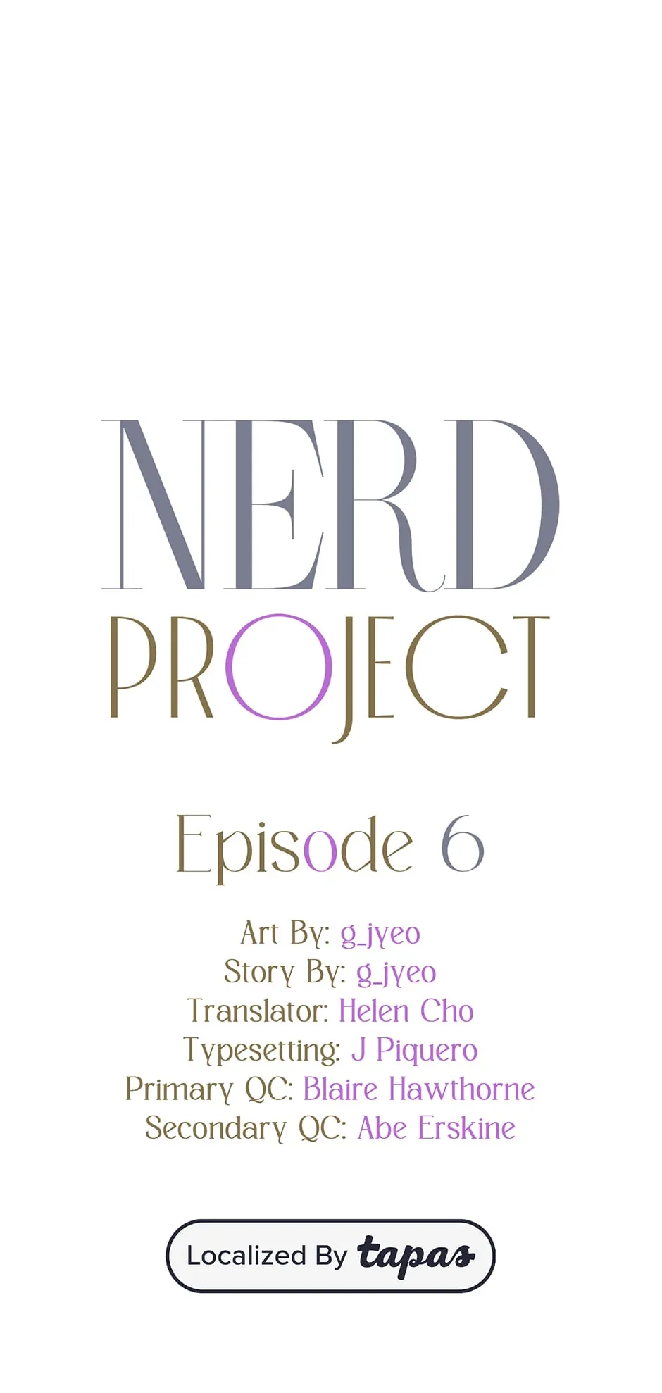 Nerd Project «Official» - Chapter 6 manhwa