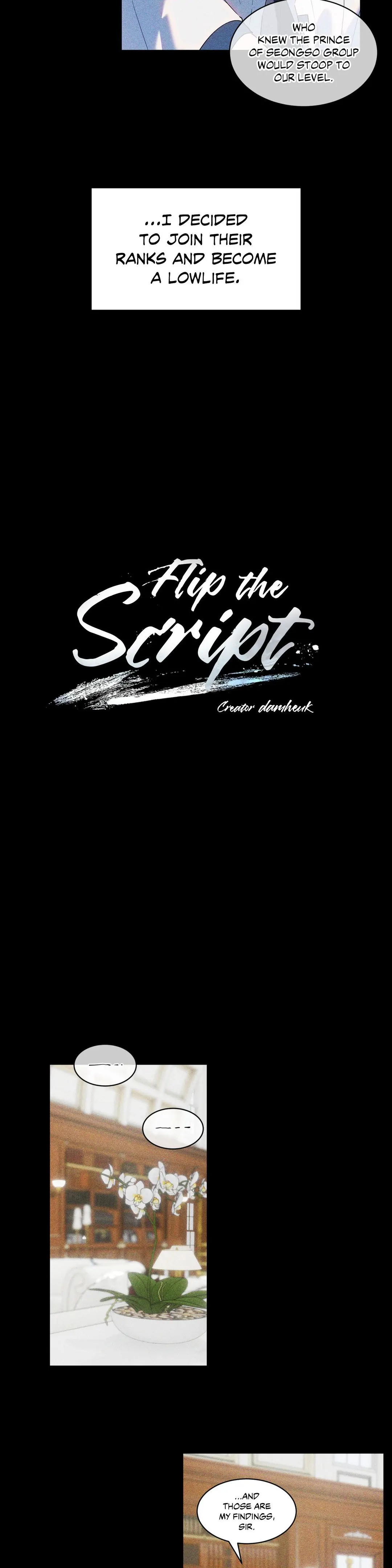 Flip the Script - Chapter 25 manhwa