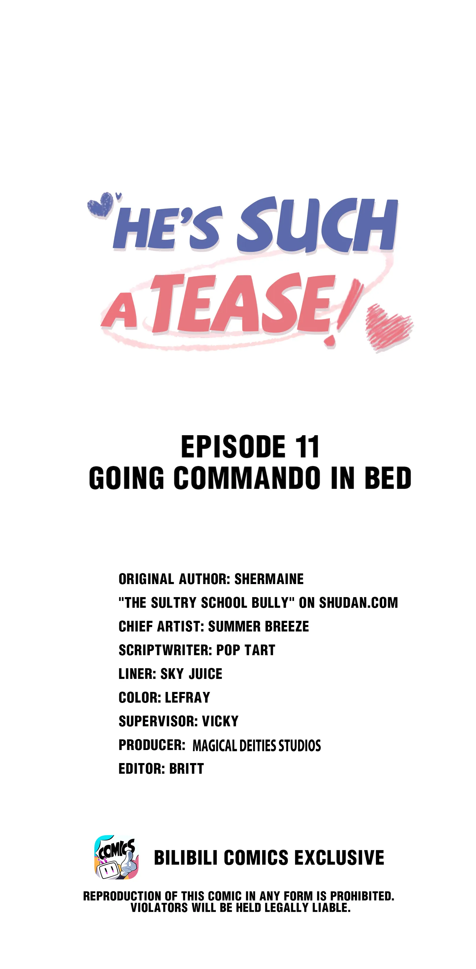 He’s Such A Tease! (Official) - 11 - Going Commando in Bed manhwa