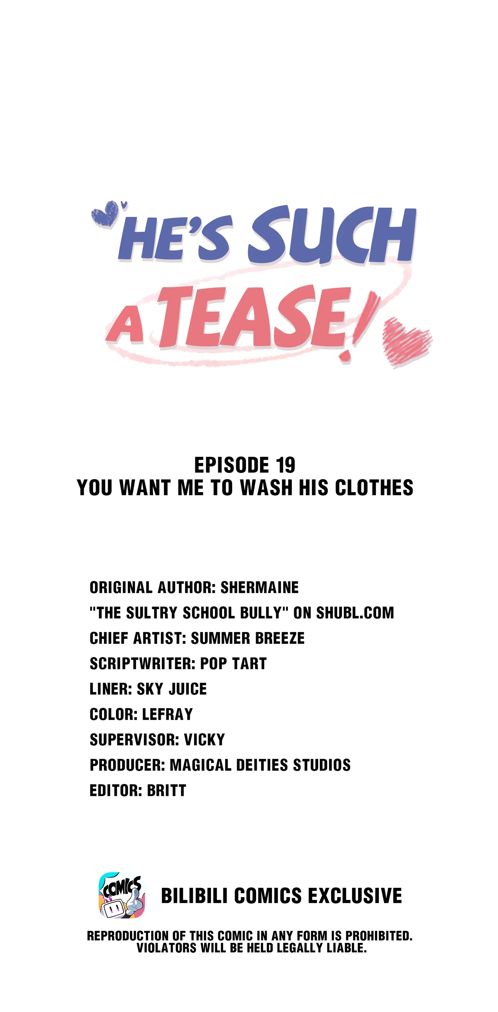 He’s Such A Tease! (Official) - 19 - You Want Me to Wash His Clothes manhwa