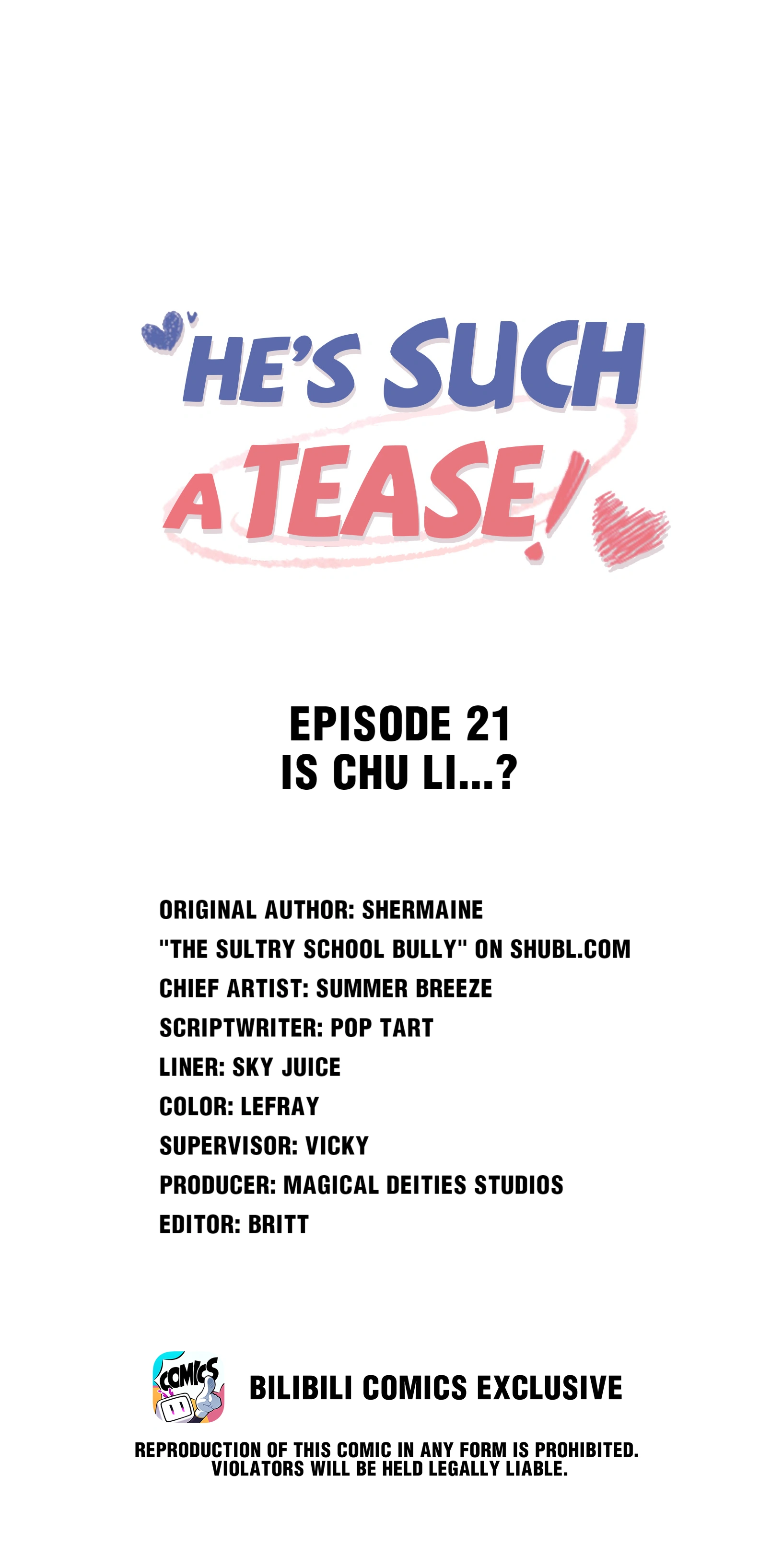 He’s Such A Tease! (Official) - 21 - Is Chu Li? manhwa