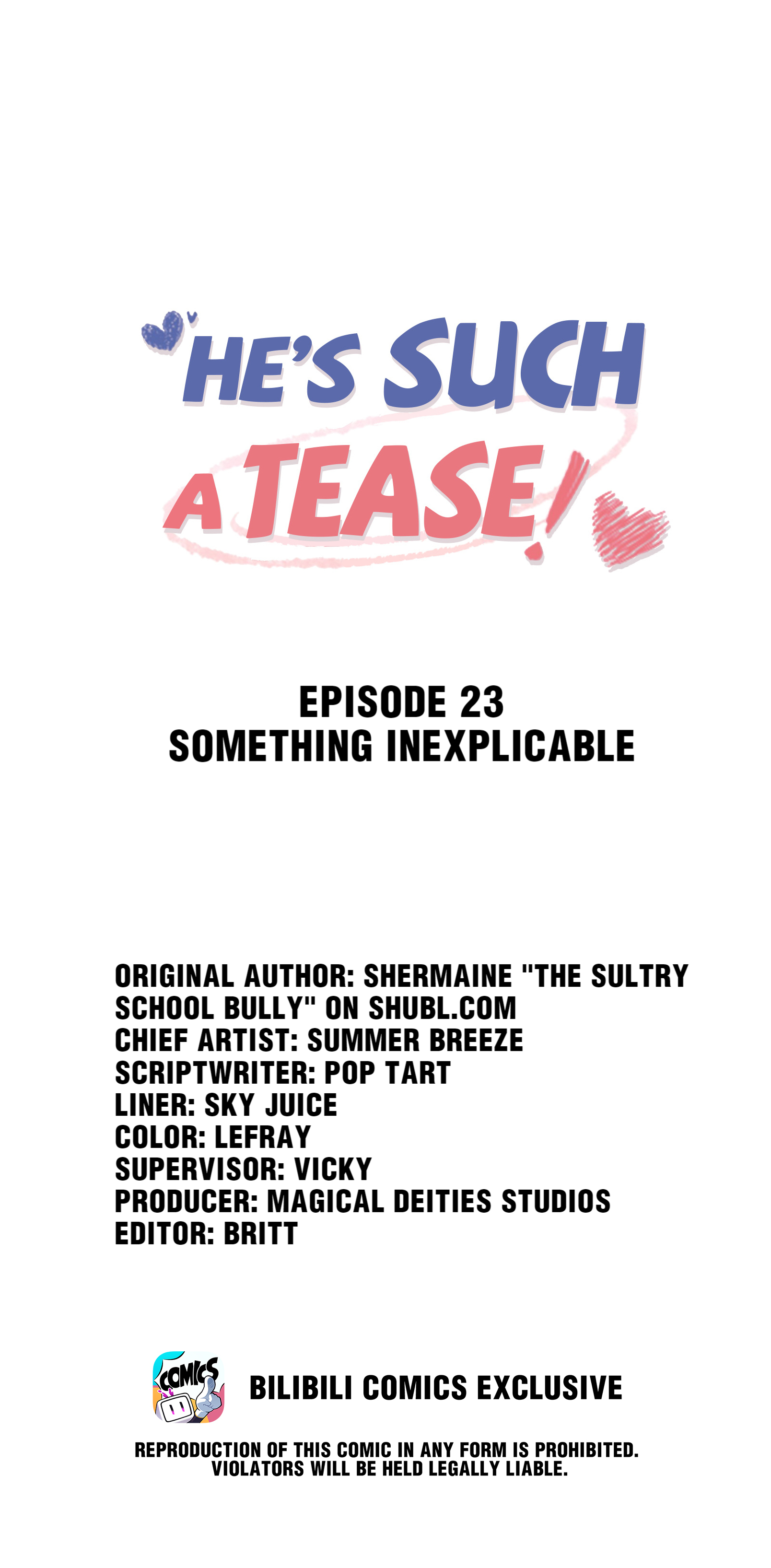 He’s Such A Tease! (Official) - 23 - Something Inexplicable manhwa