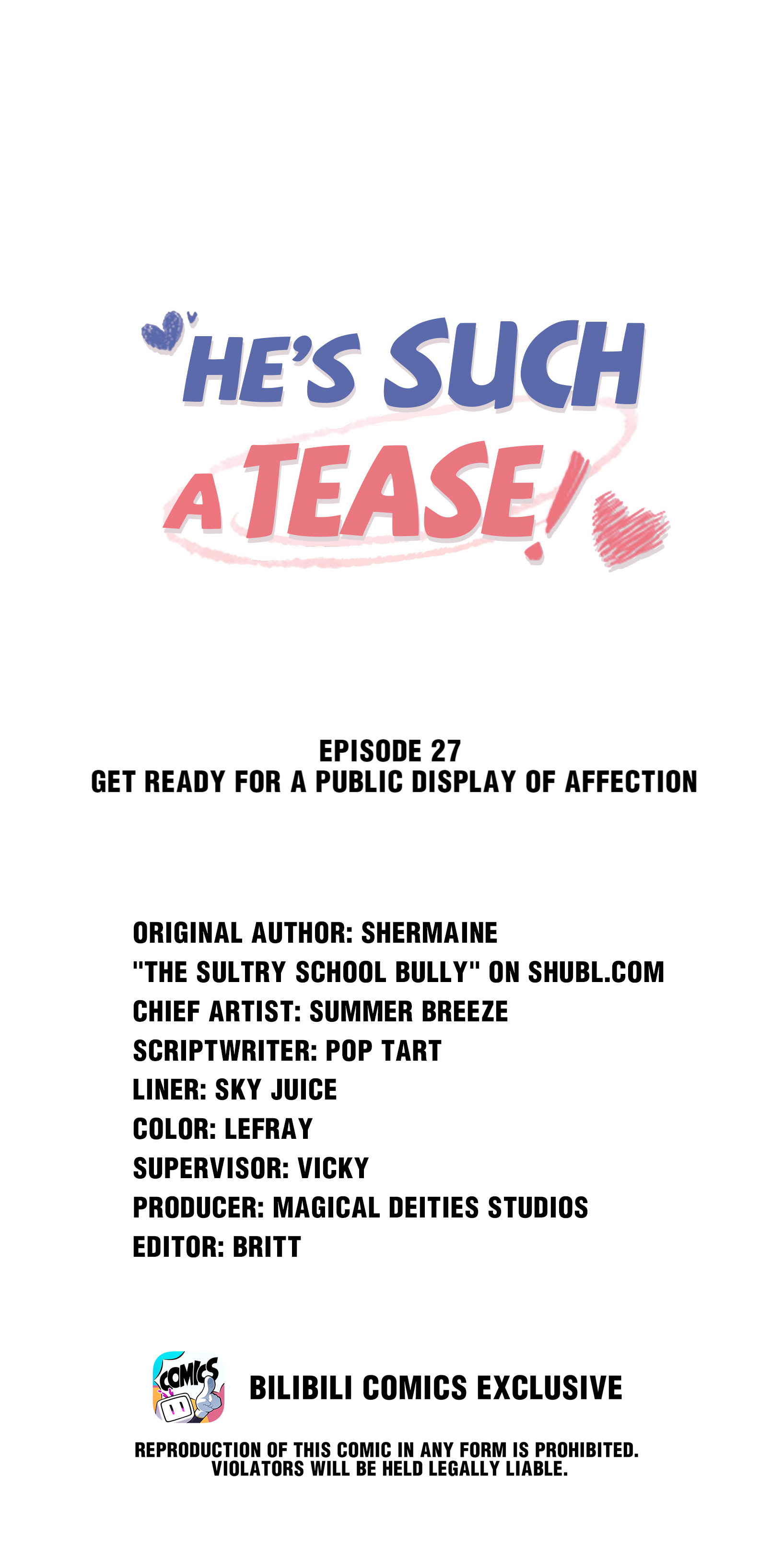 He’s Such A Tease! (Official) - 27 - Get Ready for a Public Display of Affection manhwa