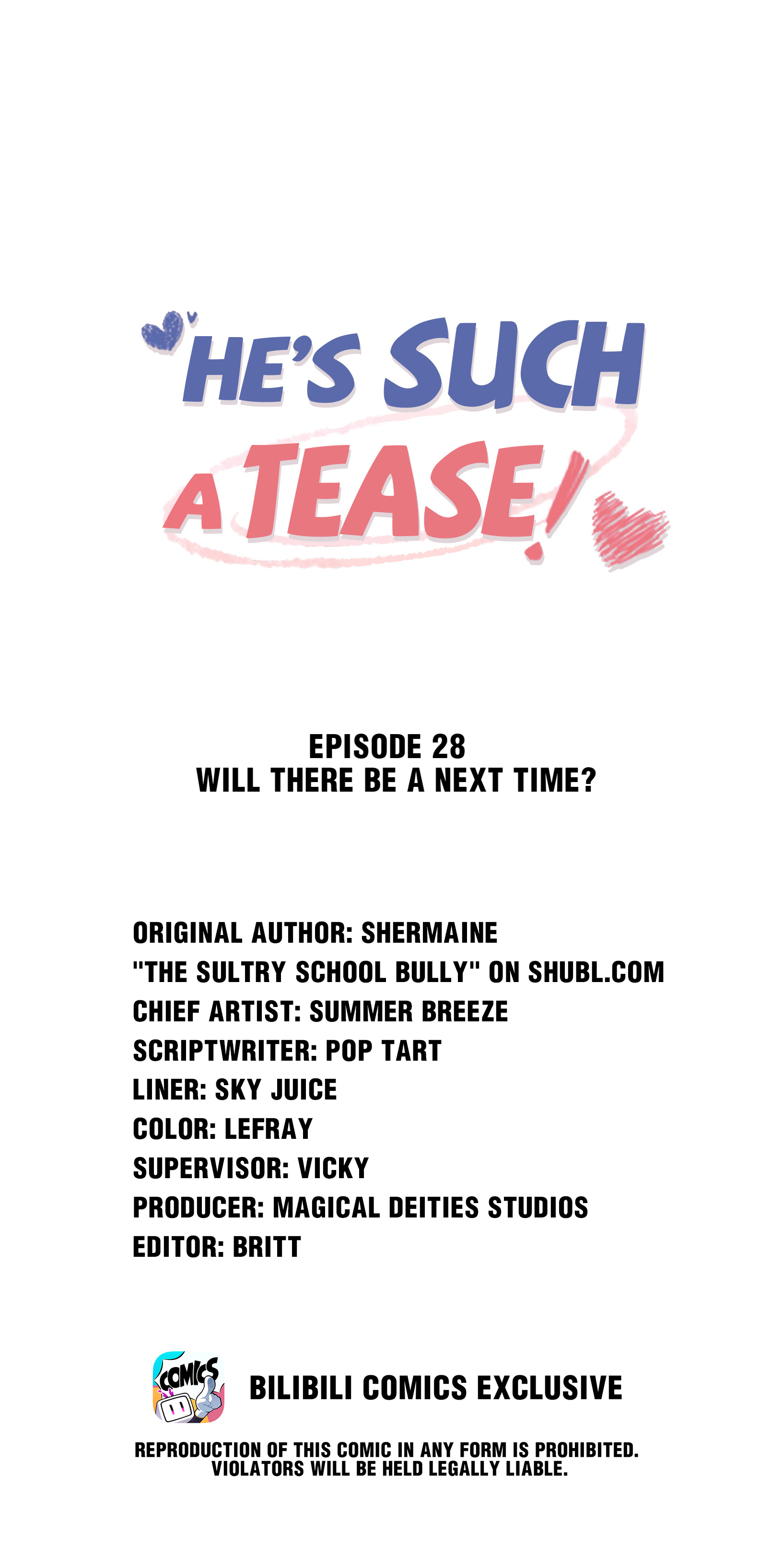 He’s Such A Tease! (Official) - 28 - Will There Be a Next Time manhwa