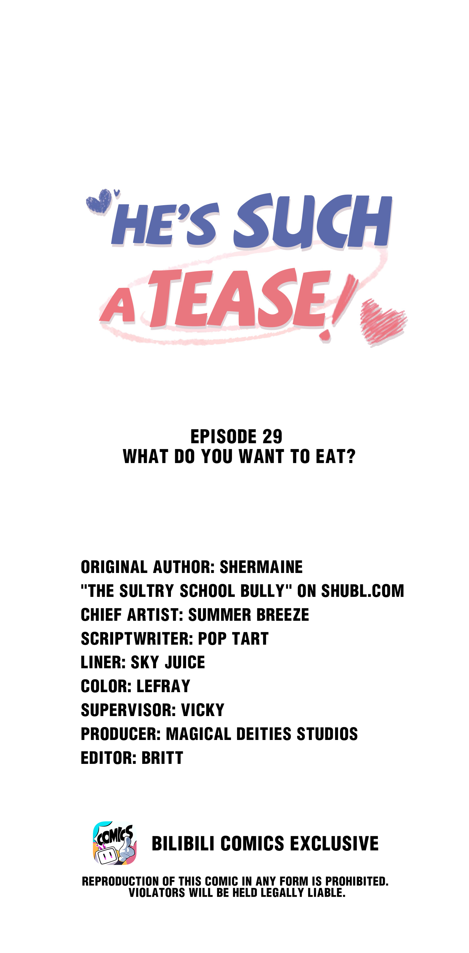 He’s Such A Tease! (Official) - 29 - What Do You Want to Eat manhwa