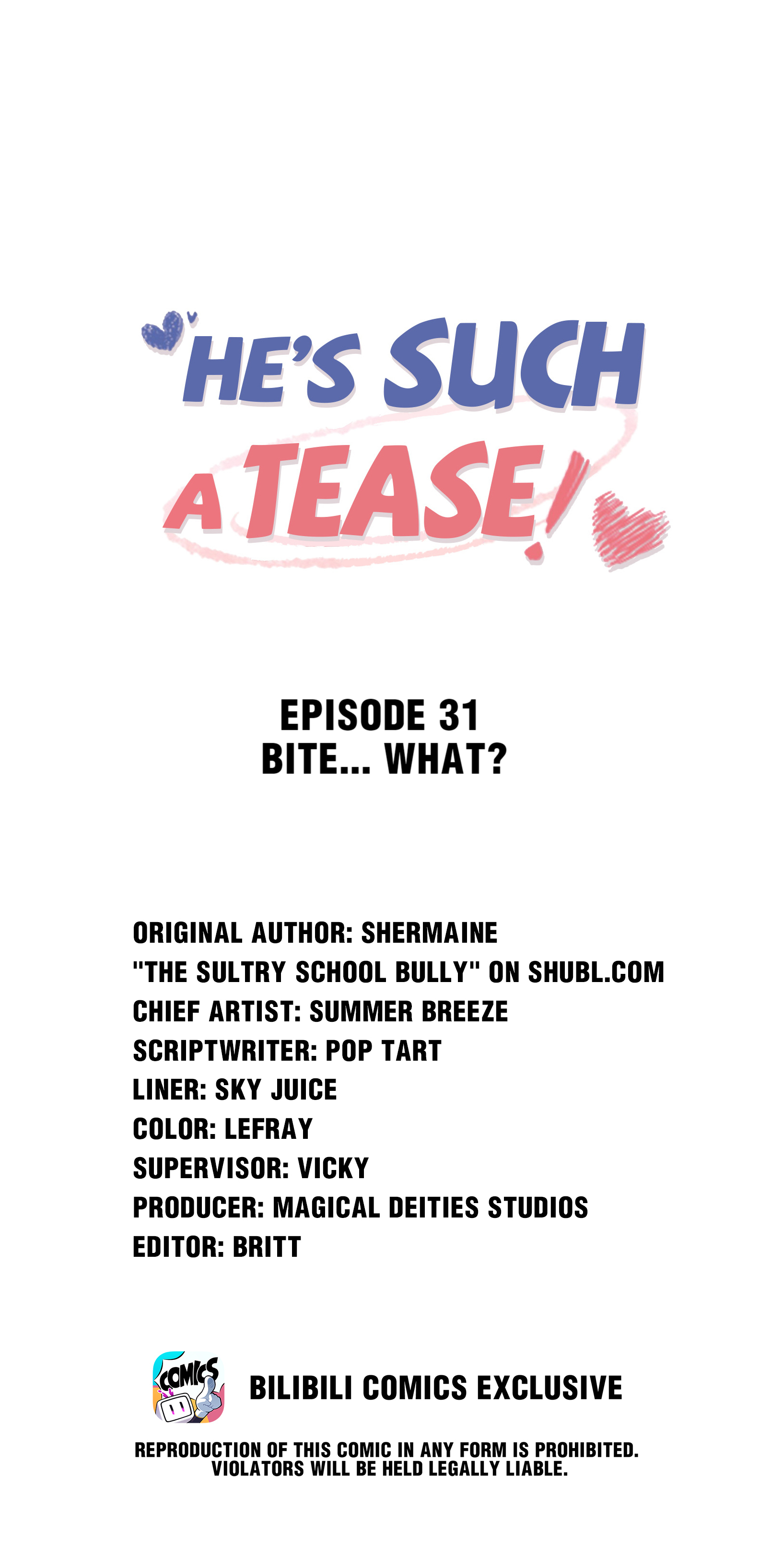 He’s Such A Tease! (Official) - 31 - Bite... What manhwa