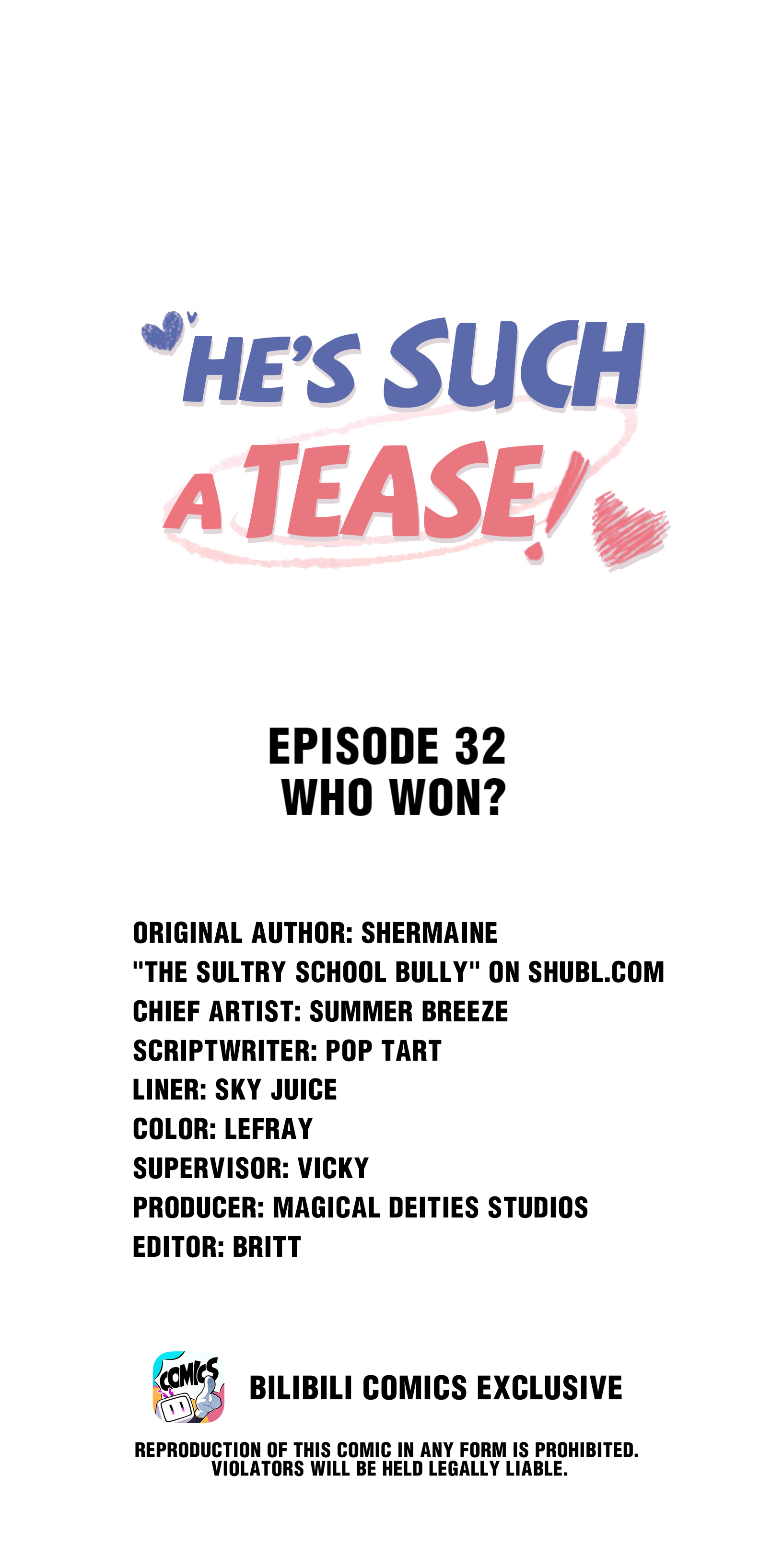 He’s Such A Tease! (Official) - 32 - Who Won manhwa