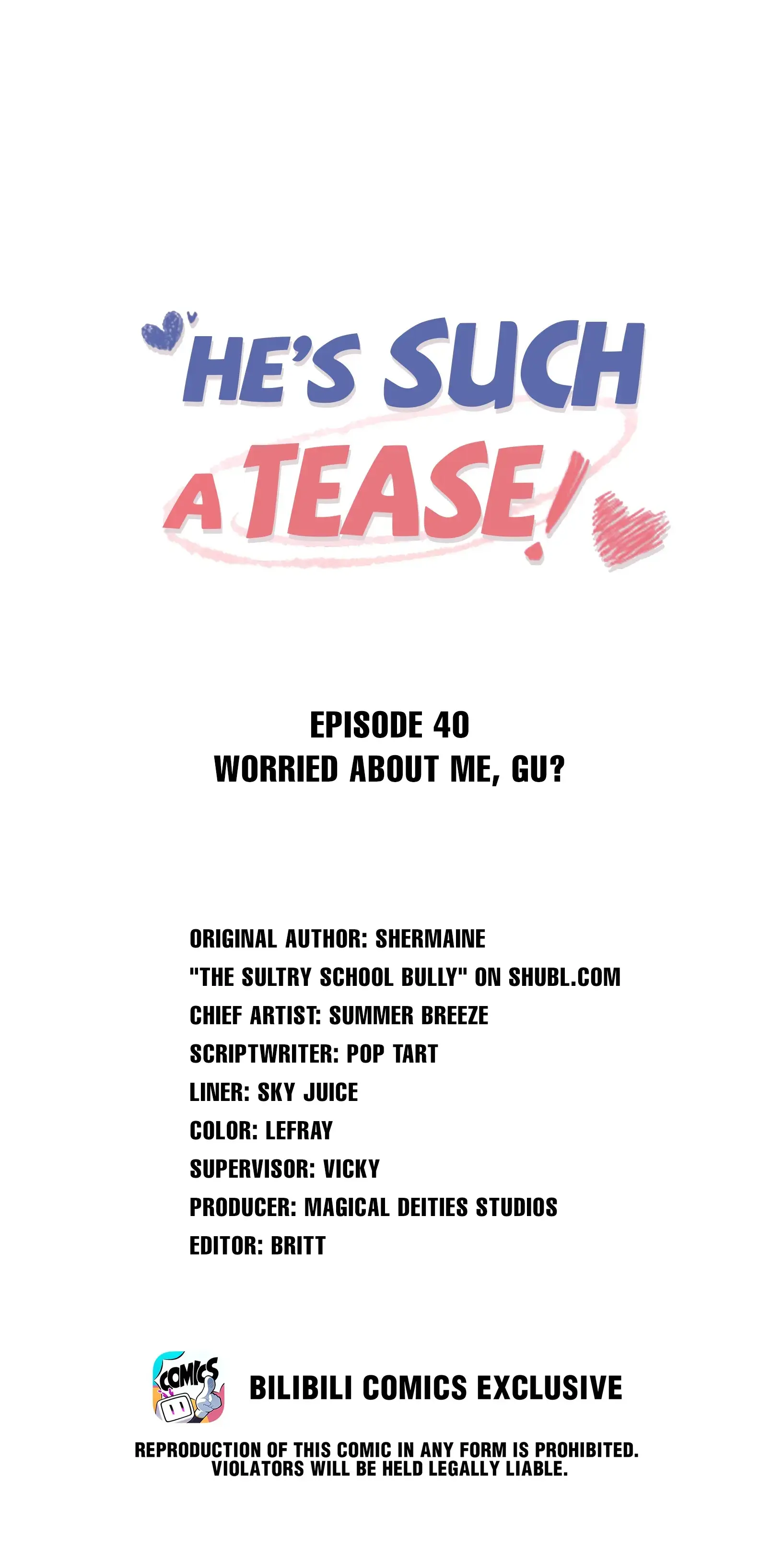 He’s Such A Tease! (Official) - 40 - Worried About Me, Gu manhwa