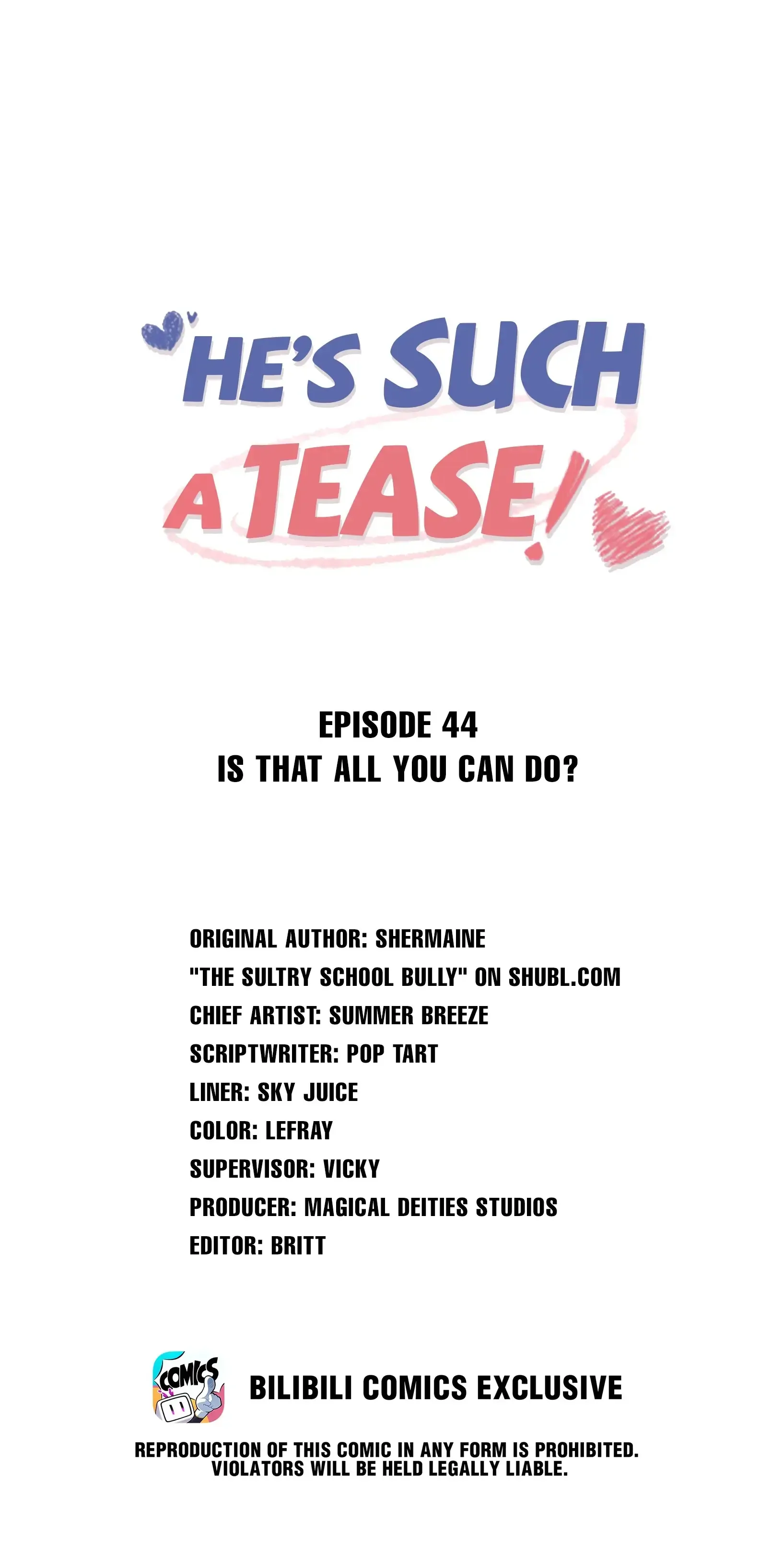 He’s Such A Tease! (Official) - 44 - Is That All You Can Do manhwa