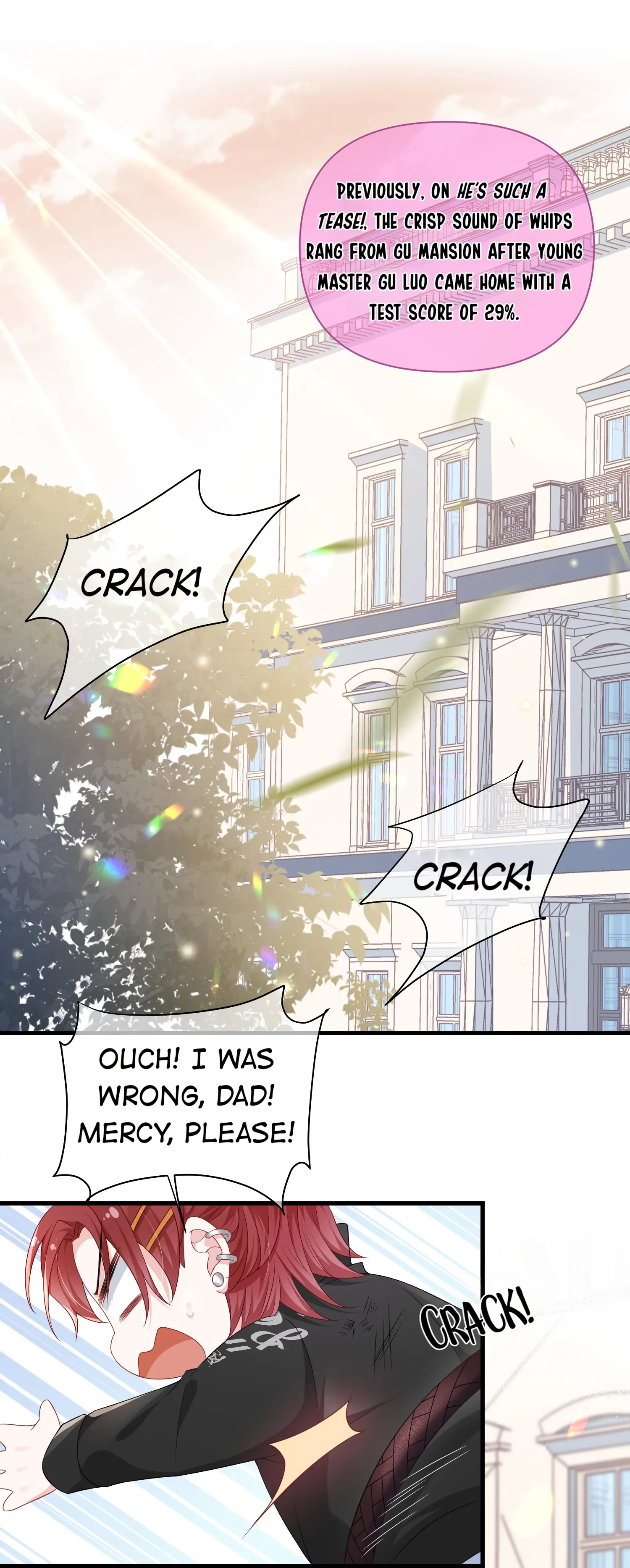 He’s Such A Tease! (Official) - 8.5 - Extra - Young Master's Dark Past manhwa