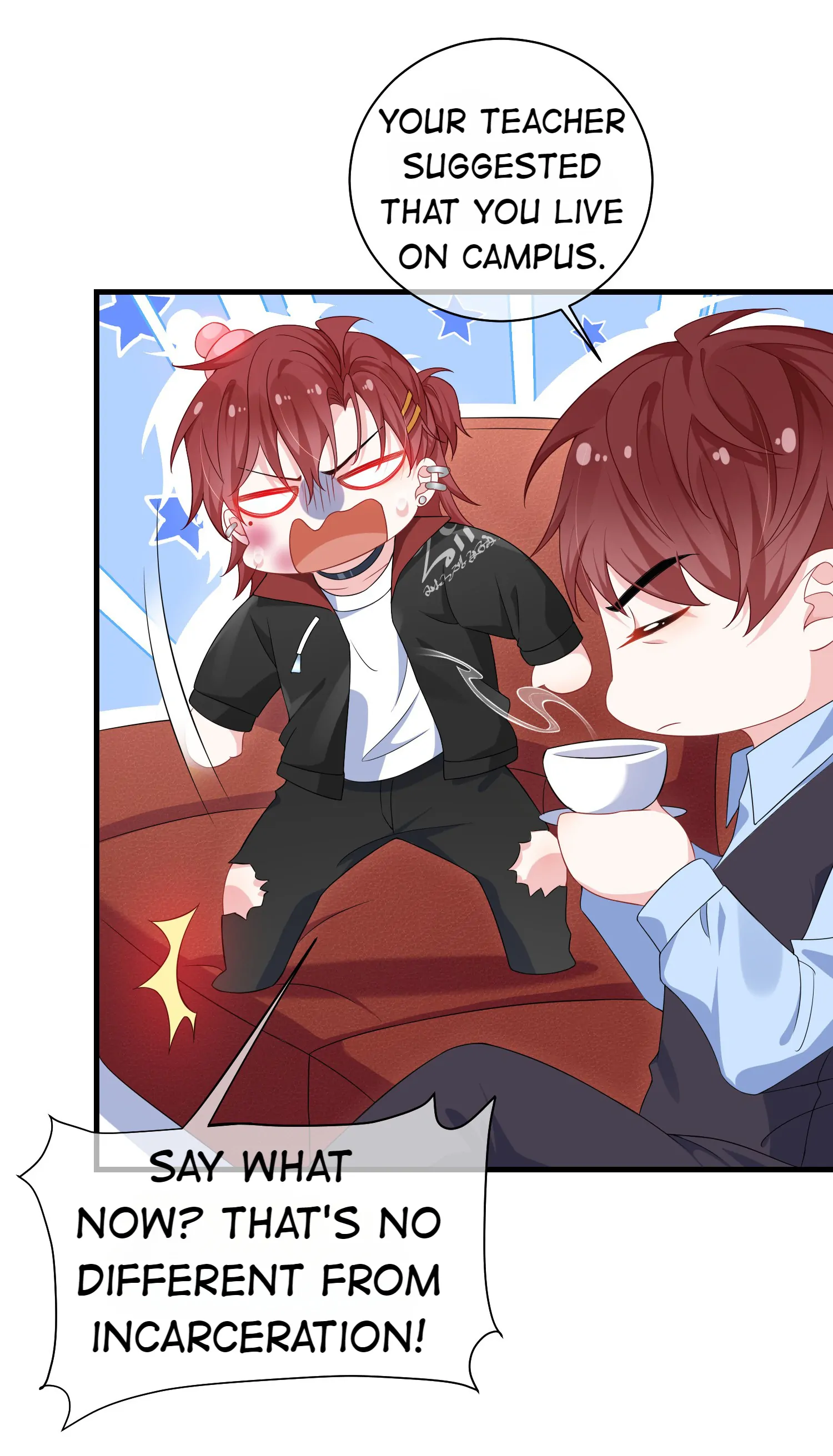 He’s Such A Tease! (Official) - 8.5 - Extra - Young Master's Dark Past manhwa