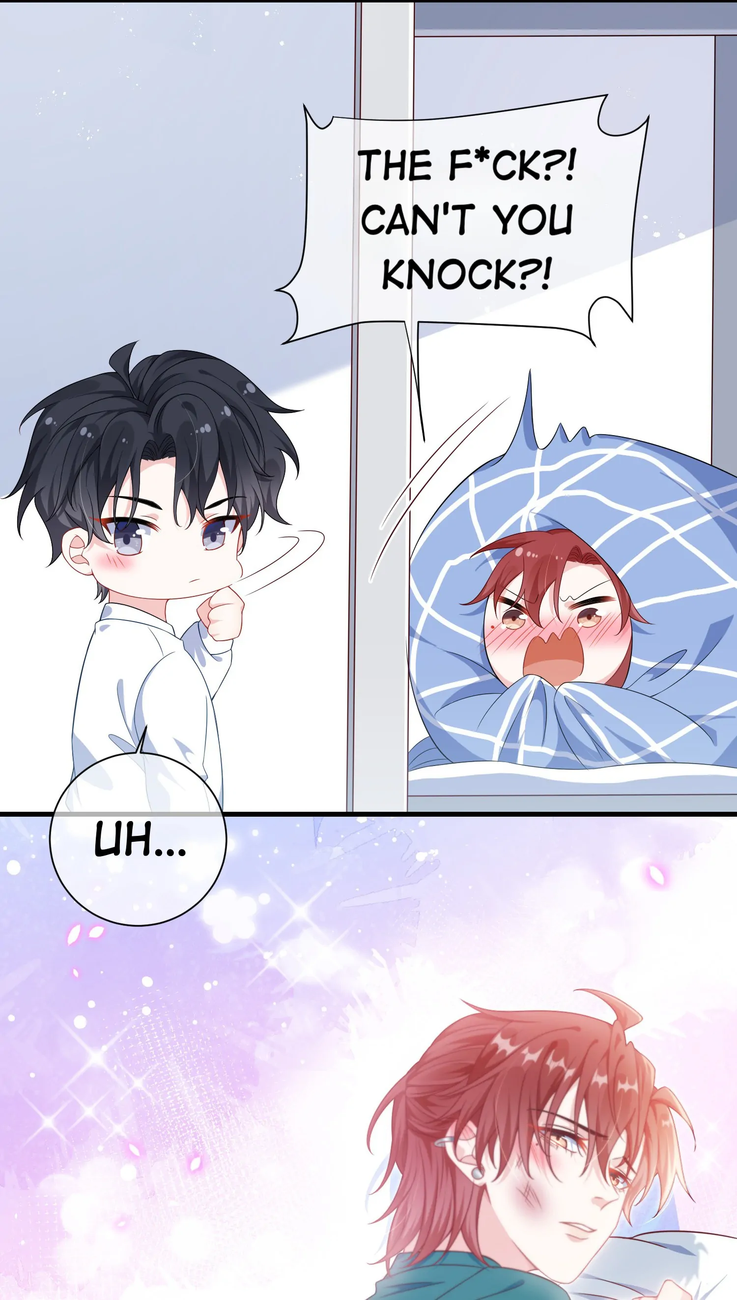 He’s Such A Tease! (Official) - 9 - Can't You Knock manhwa