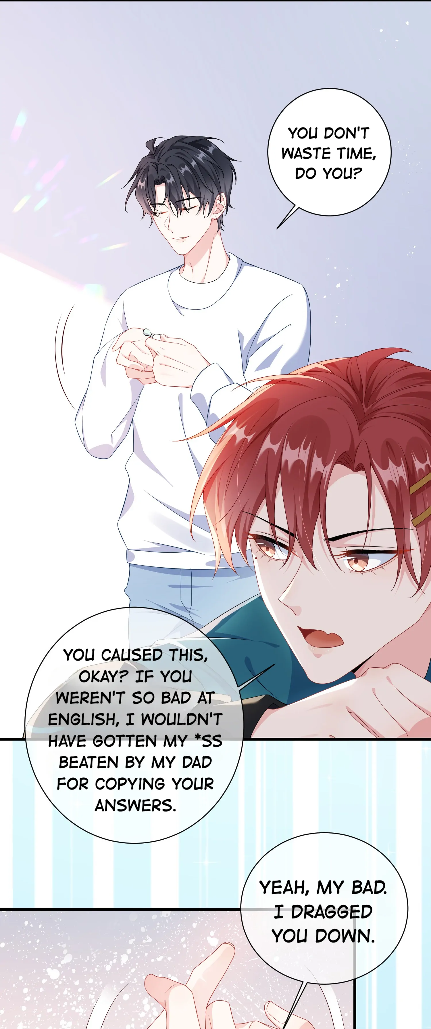 He’s Such A Tease! (Official) - 9 - Can't You Knock manhwa
