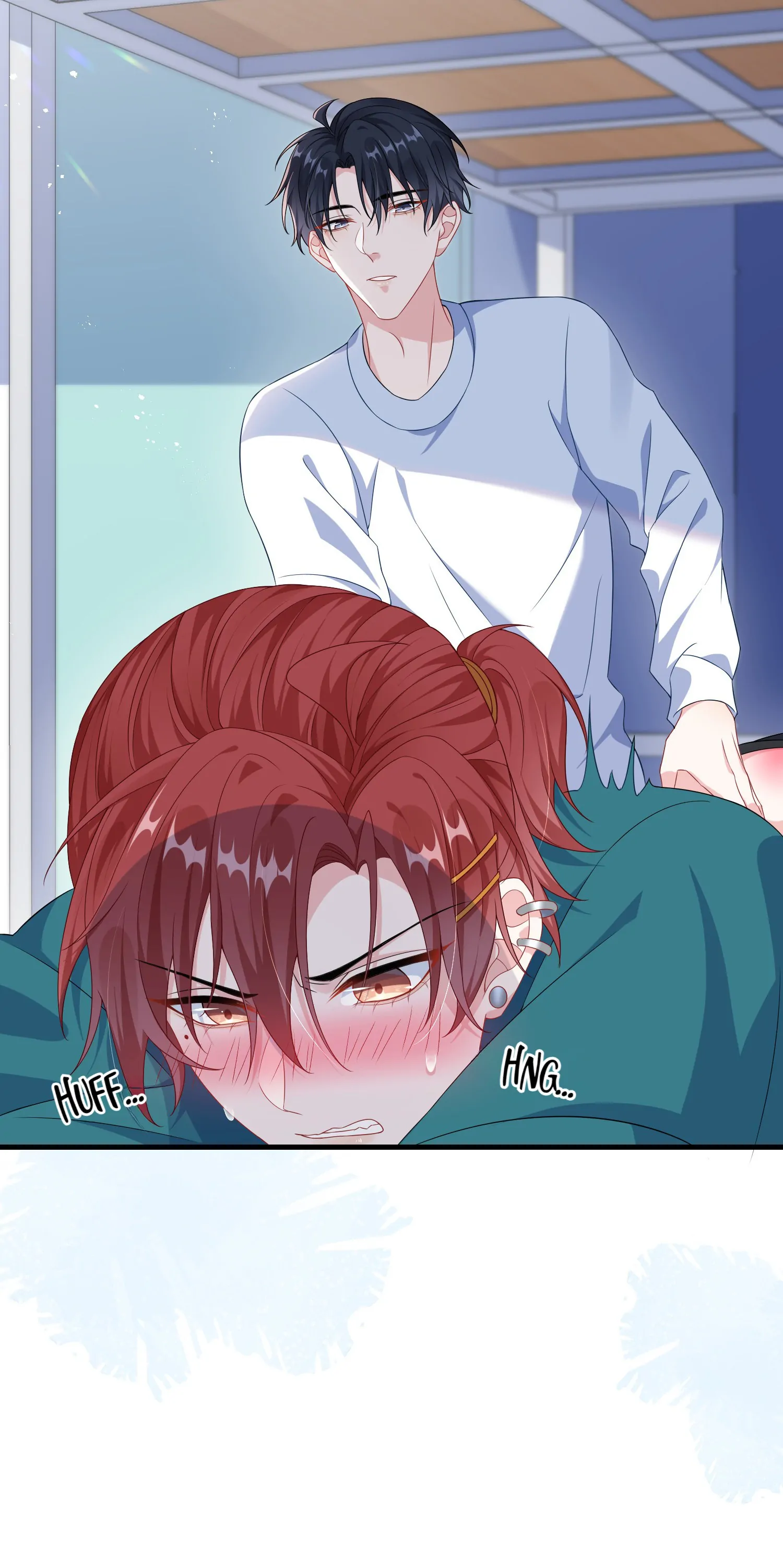 He’s Such A Tease! (Official) - 9 - Can't You Knock manhwa