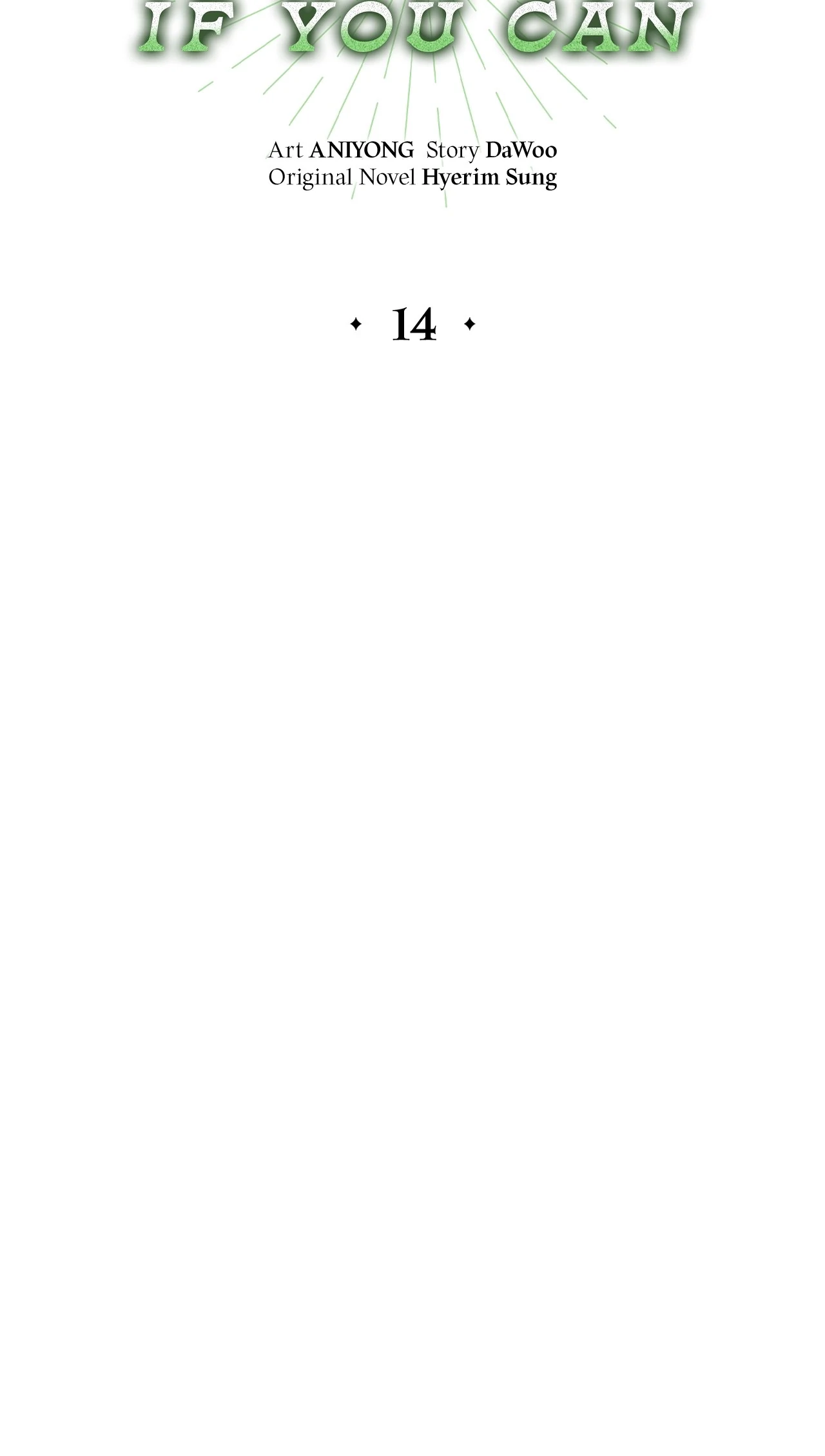 Escape Me If You Can - Chapter 14 manhwa