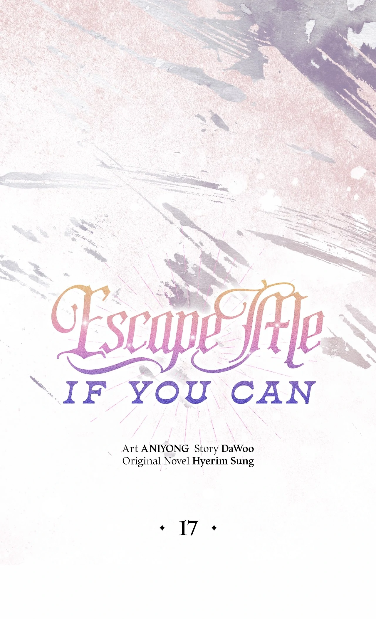 Escape Me If You Can - Chapter 17 manhwa