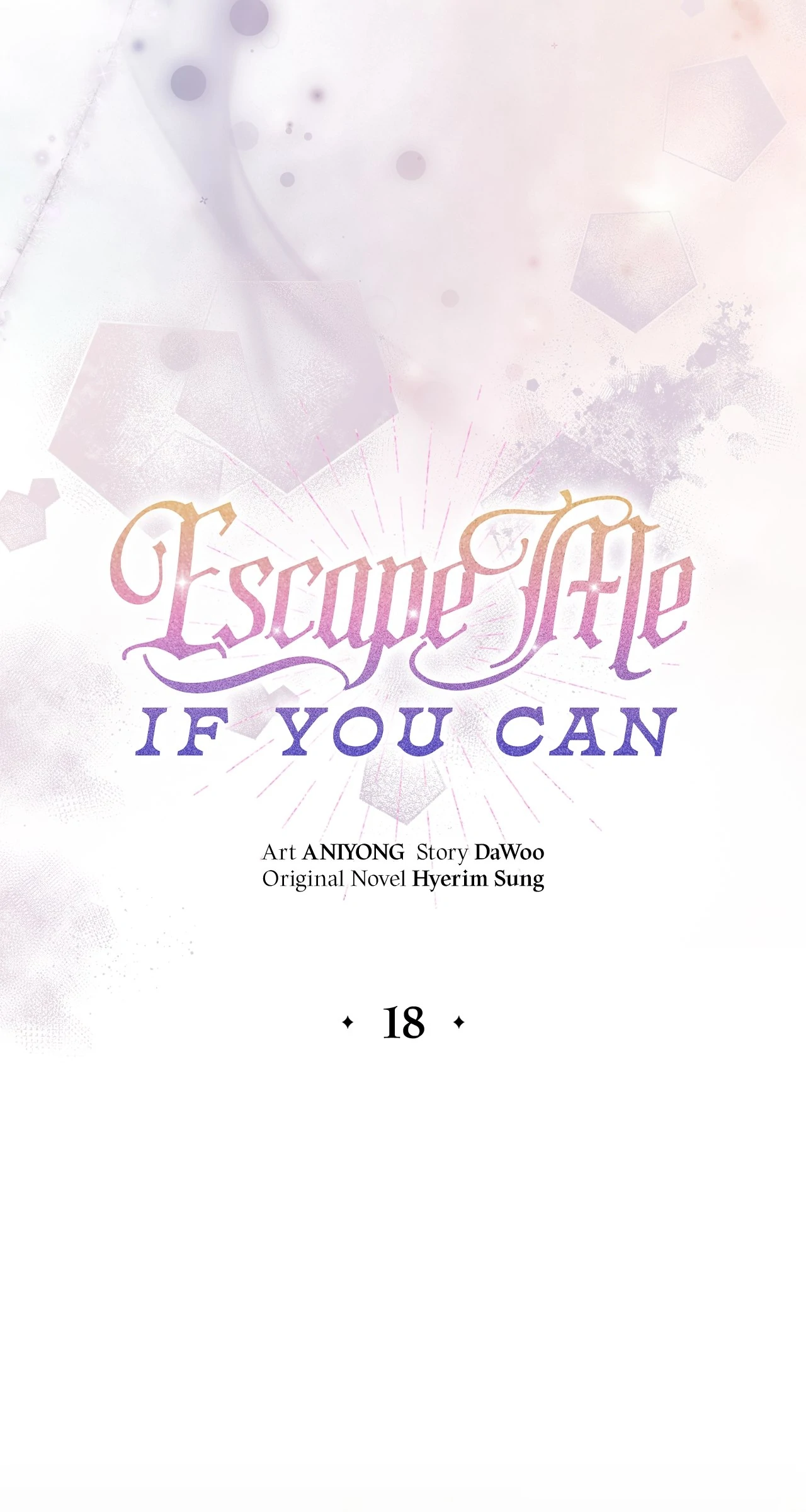 Escape Me If You Can - Chapter 18 manhwa