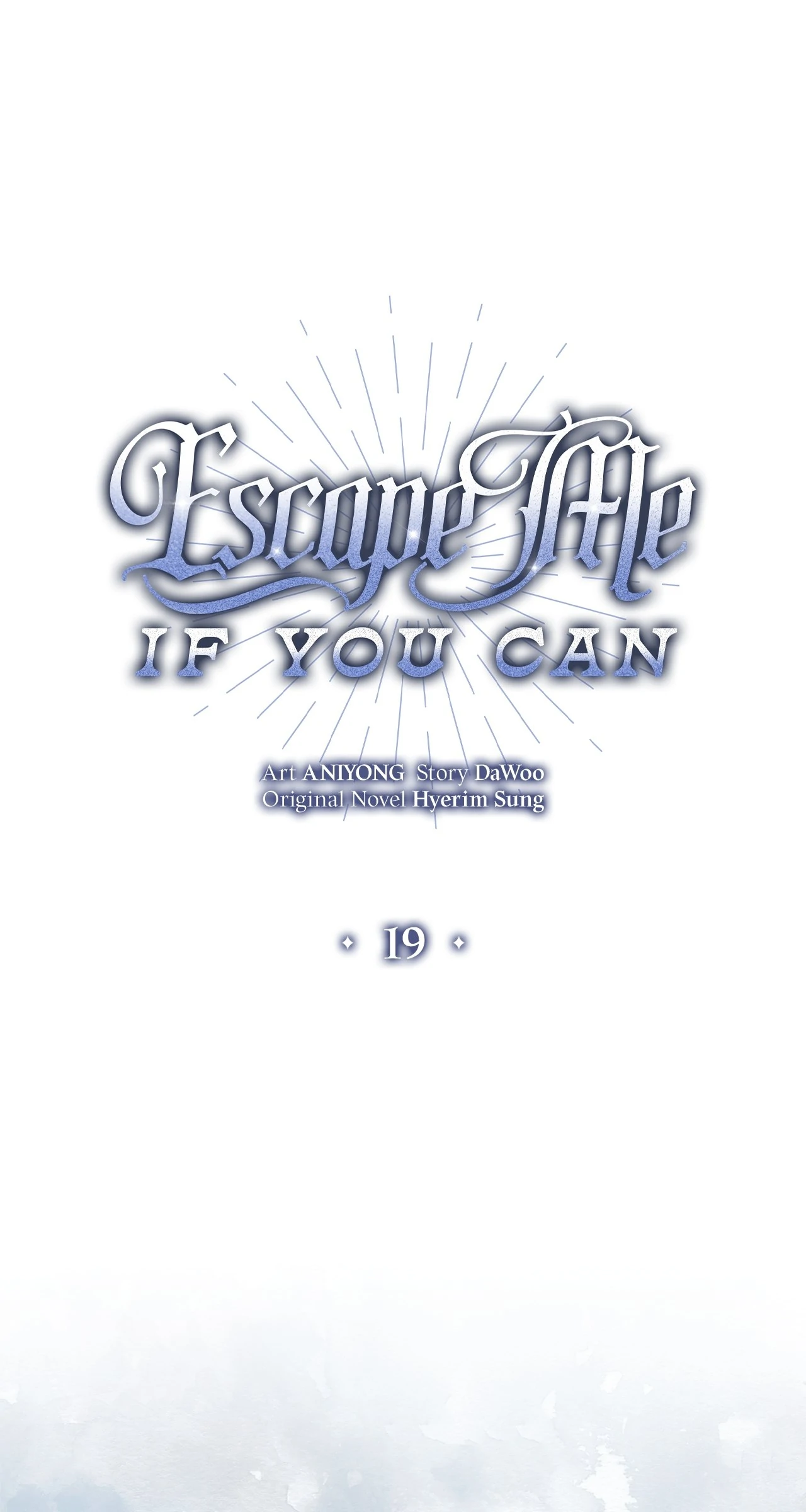 Escape Me If You Can - Chapter 19 manhwa