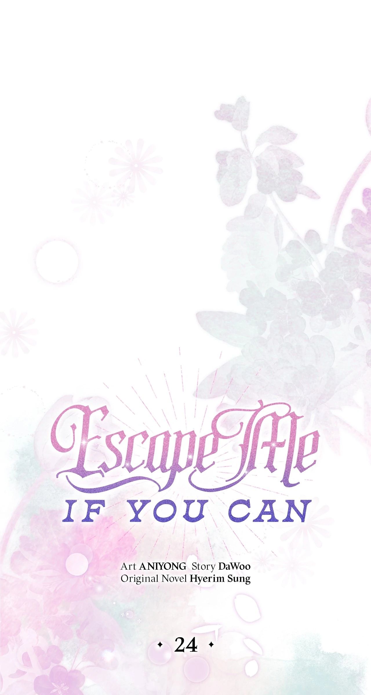 Escape Me If You Can - Chapter 24 manhwa