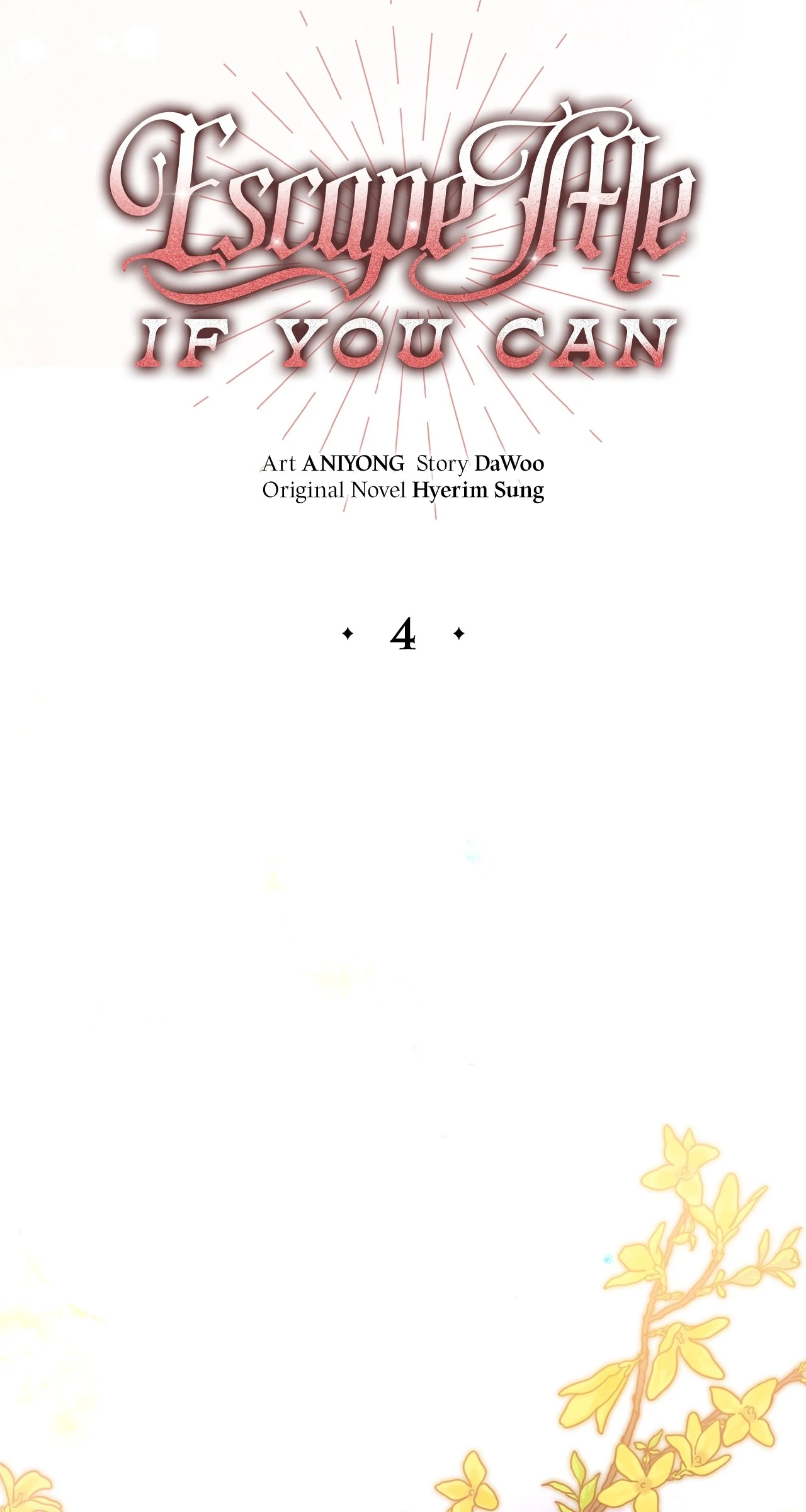 Escape Me If You Can - Chapter 4 manhwa