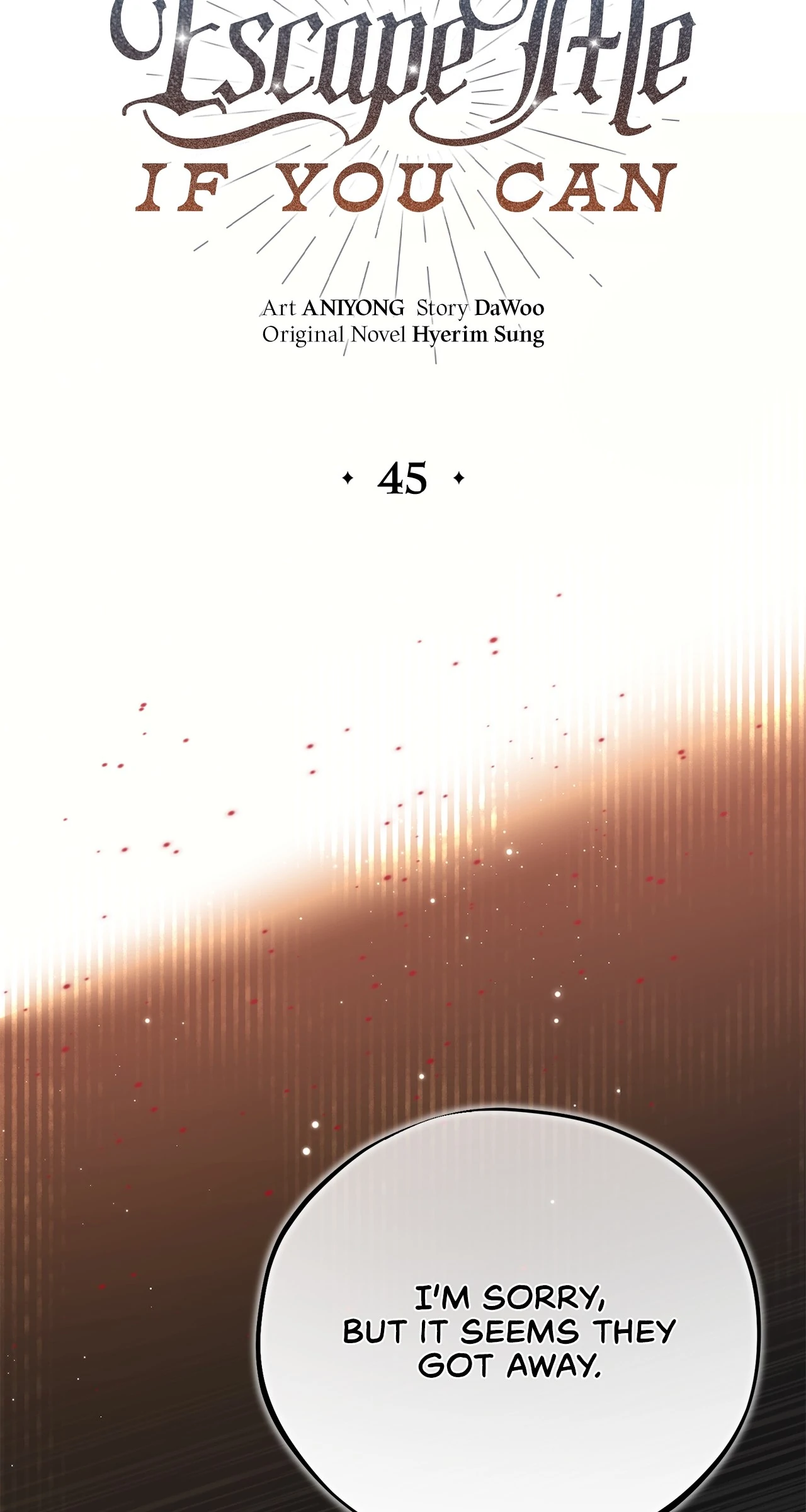 Escape Me If You Can - Chapter 45 manhwa