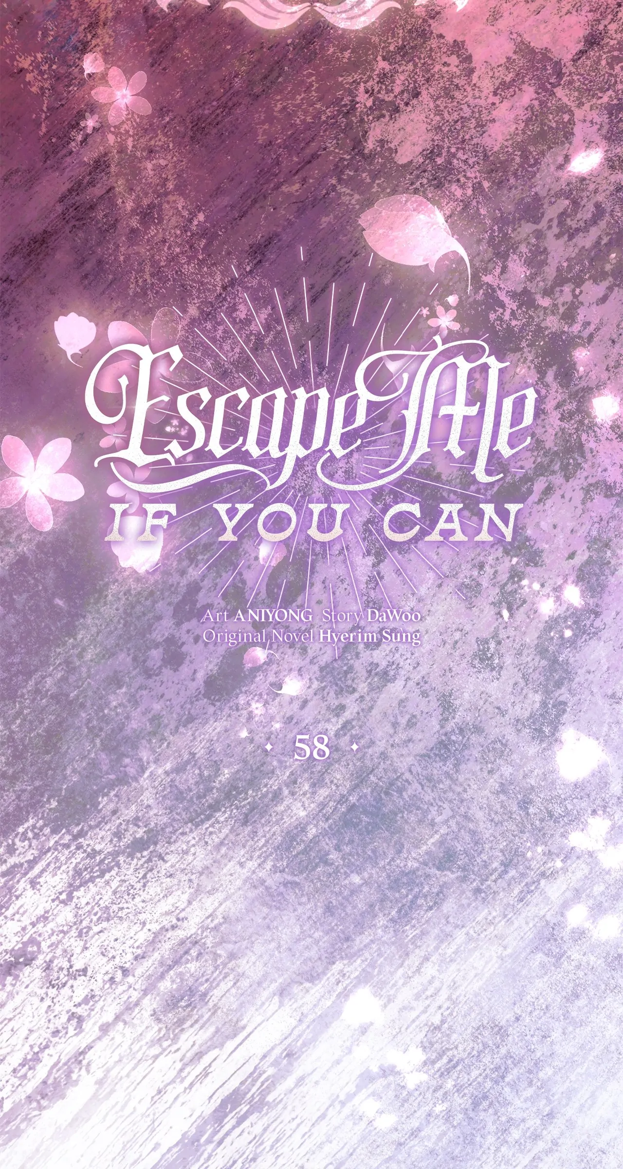 Escape Me If You Can - Chapter 58 manhwa
