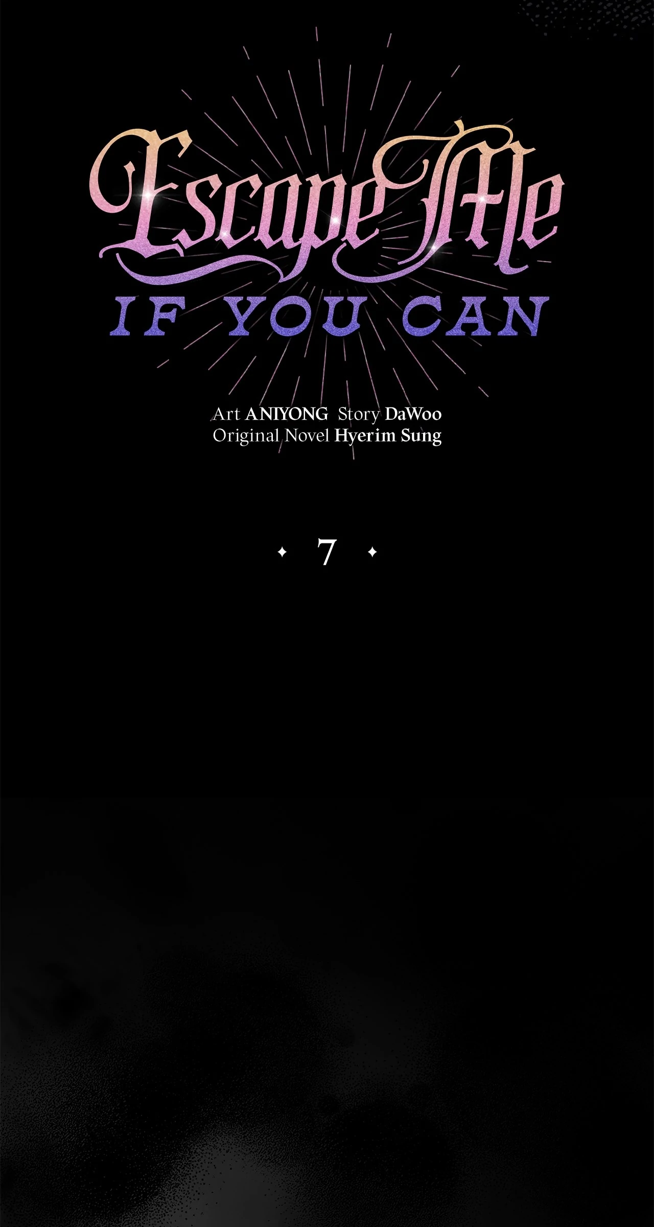 Escape Me If You Can - Chapter 7 manhwa