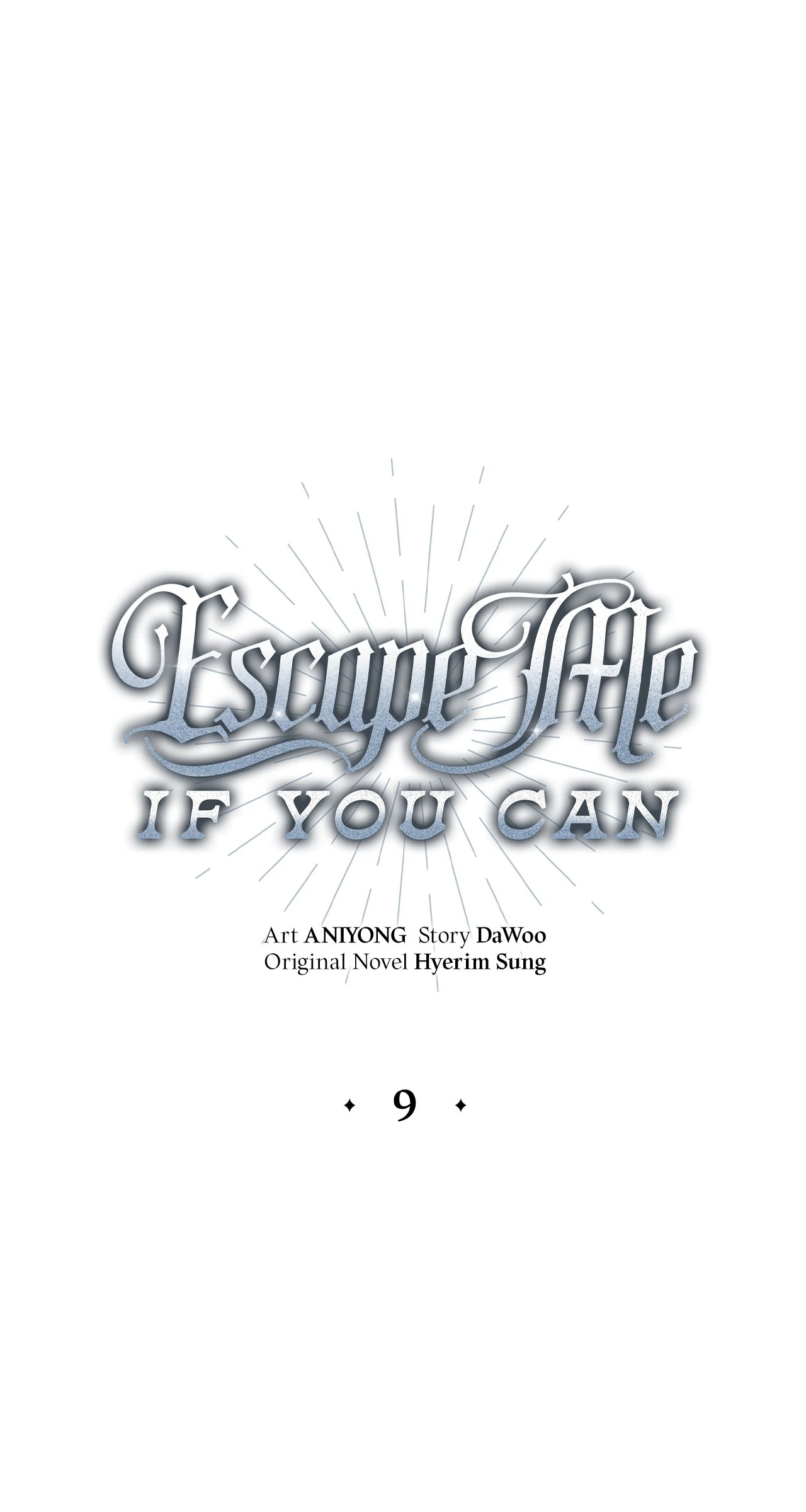 Escape Me If You Can - Chapter 9 manhwa
