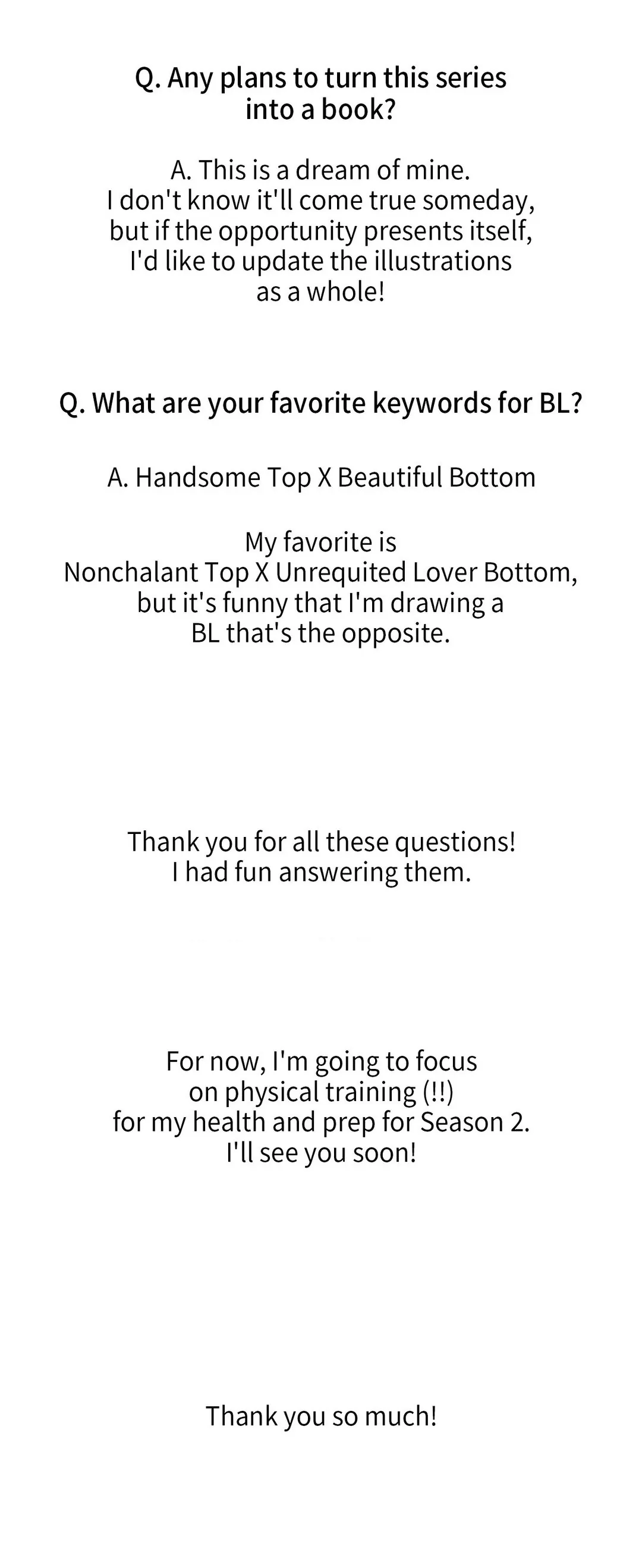 Fall From Grace [Official] - Creator's Note manhwa