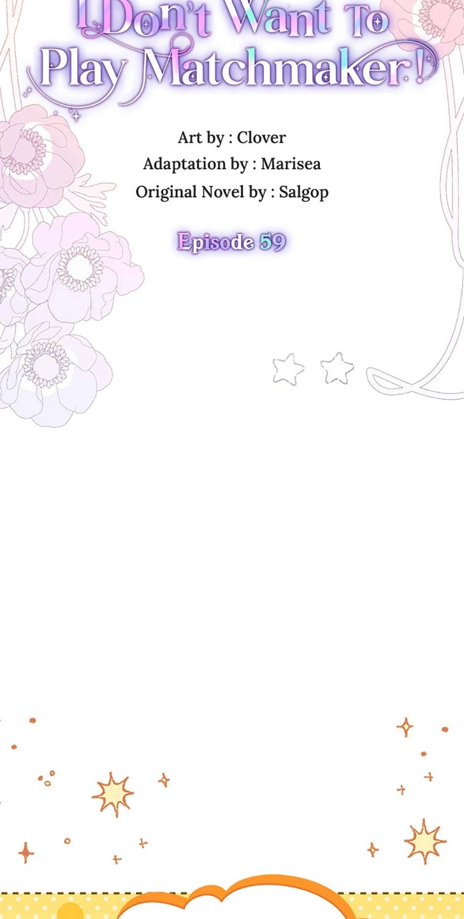 I Don’t Want To Play Matchmaker! [Official] - Chapter 59 manhwa