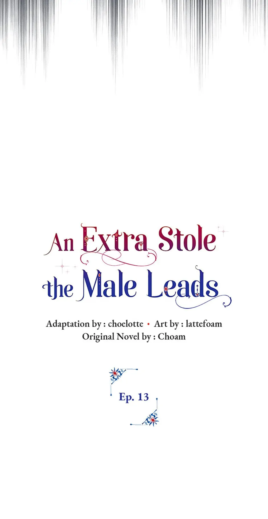 An Extra Stole the Male Leads - Chapter 13 manhwa