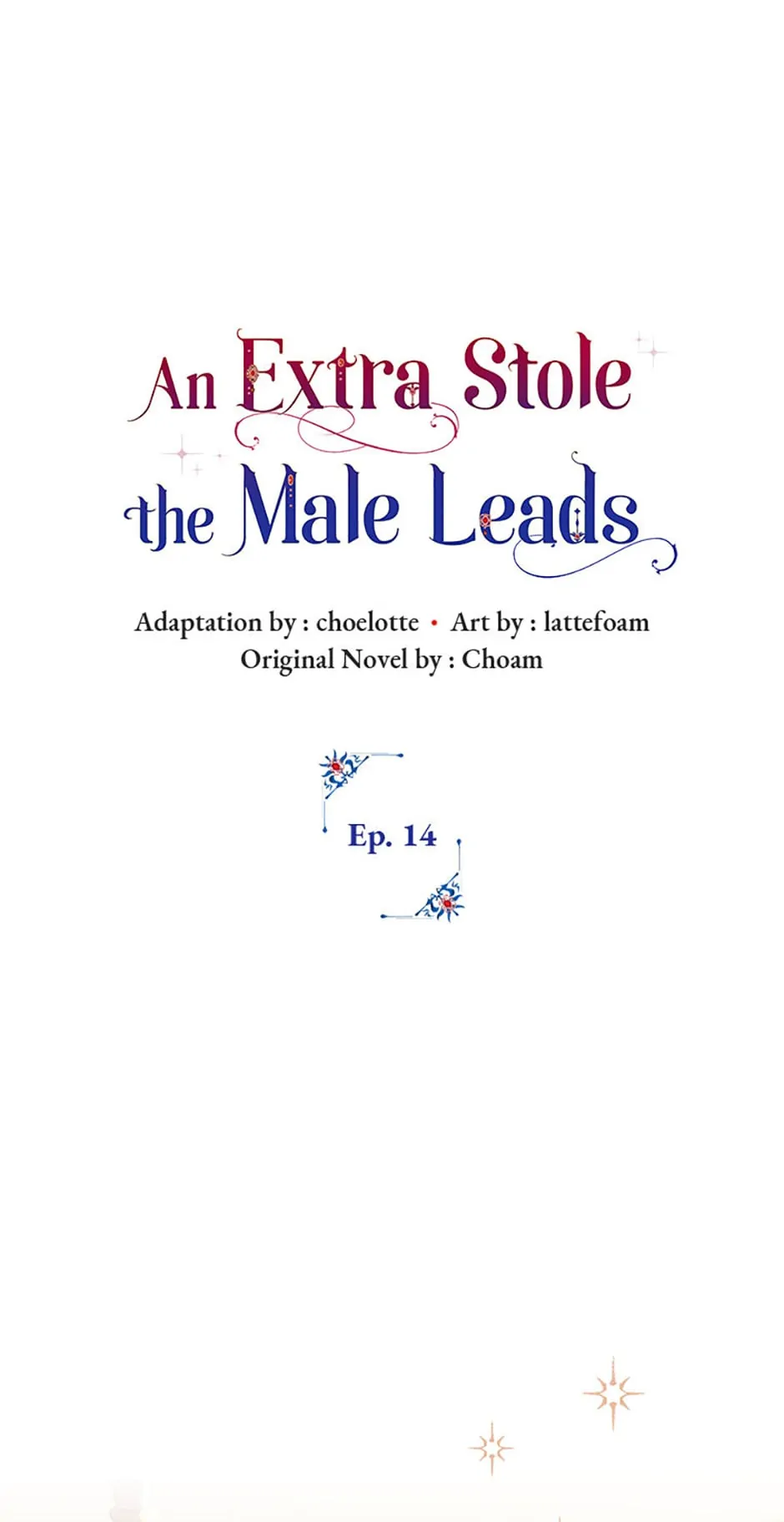 An Extra Stole the Male Leads - Chapter 14 manhwa