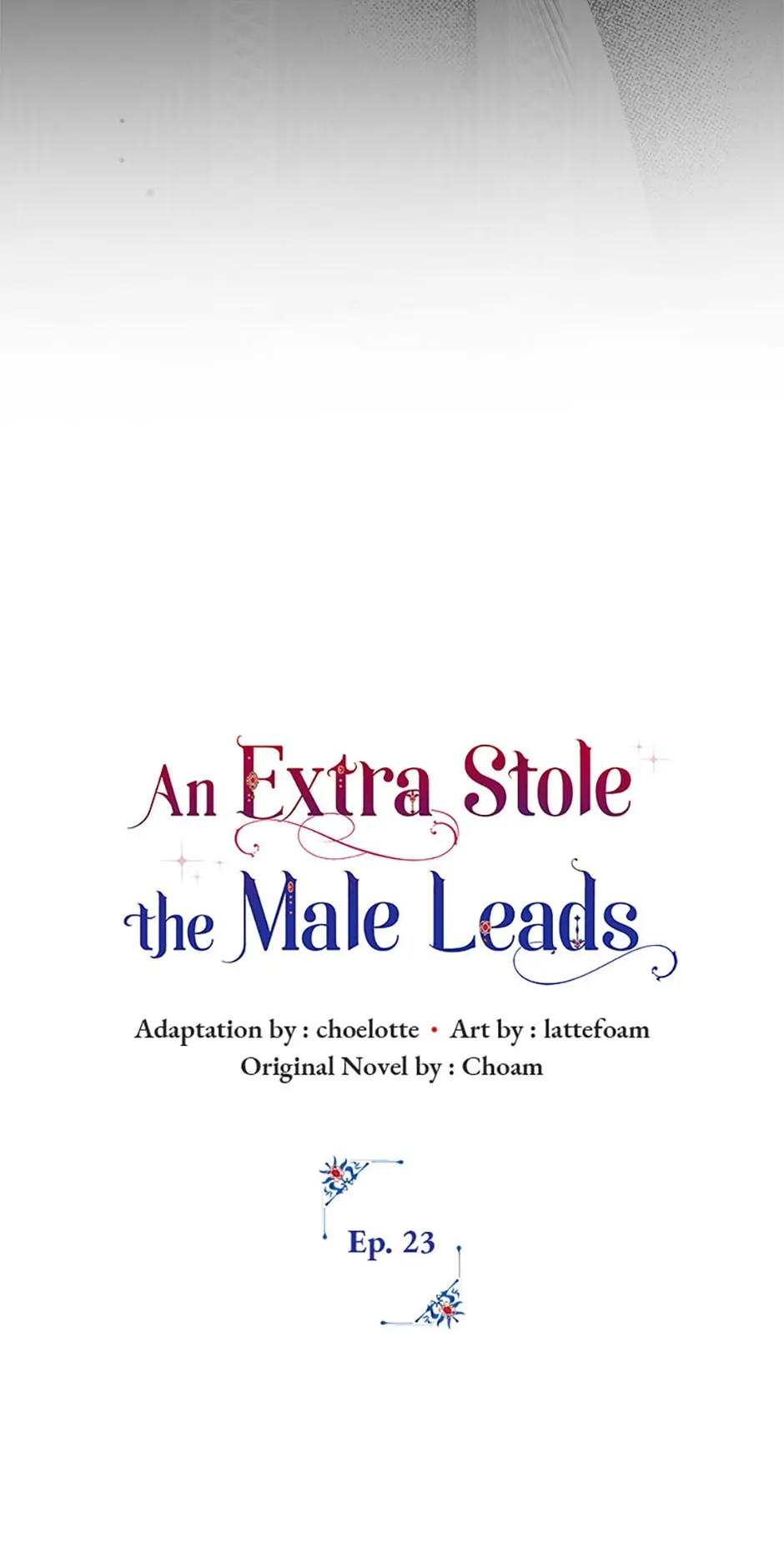 An Extra Stole the Male Leads - Chapter 23 manhwa